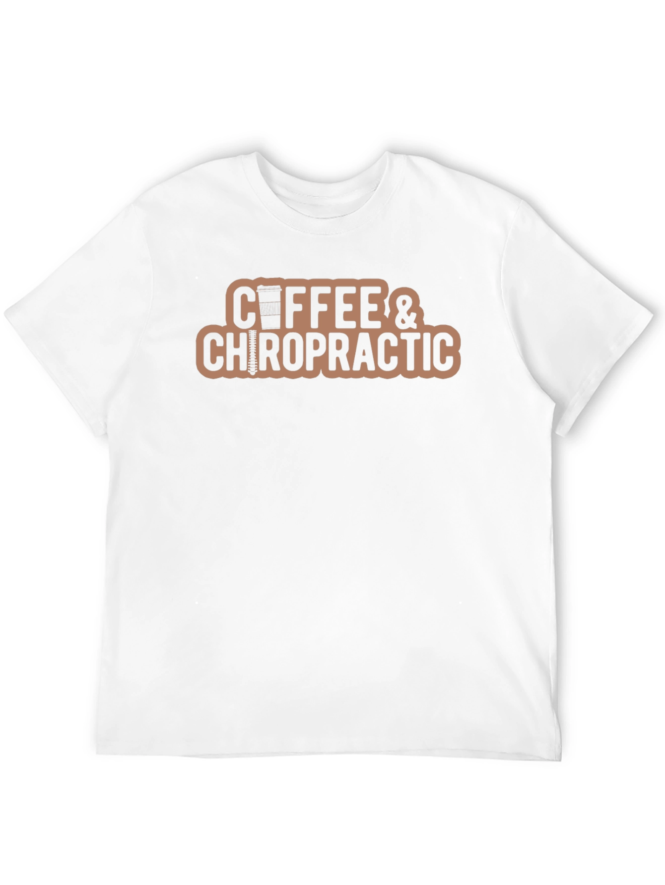 Coffee & Chiropractic Graphic Tee - Black