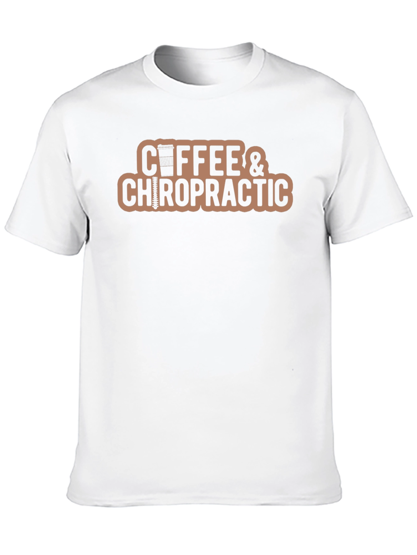 Coffee & Chiropractic Graphic Tee - Black