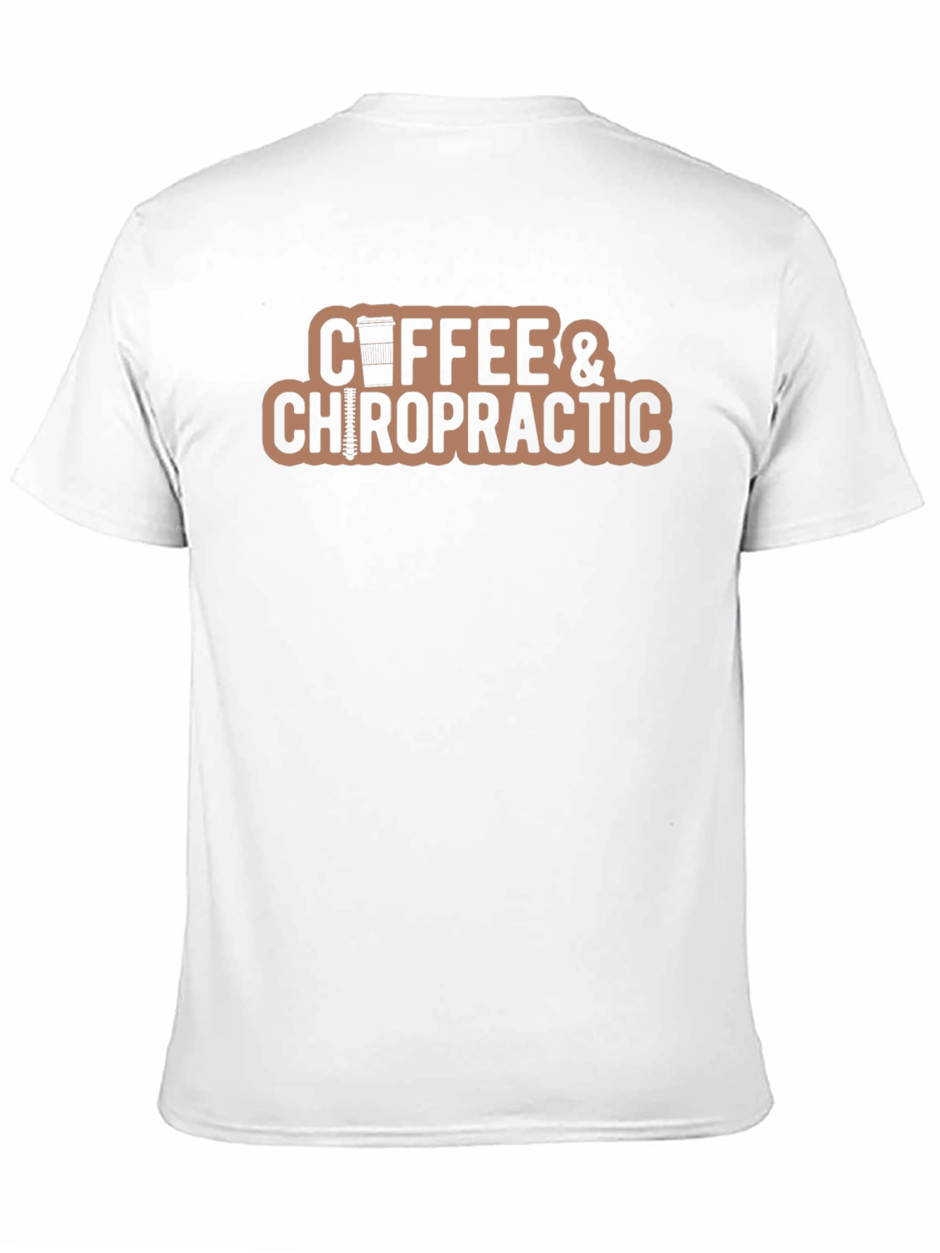 Coffee & Chiropractic Graphic Tee - Black