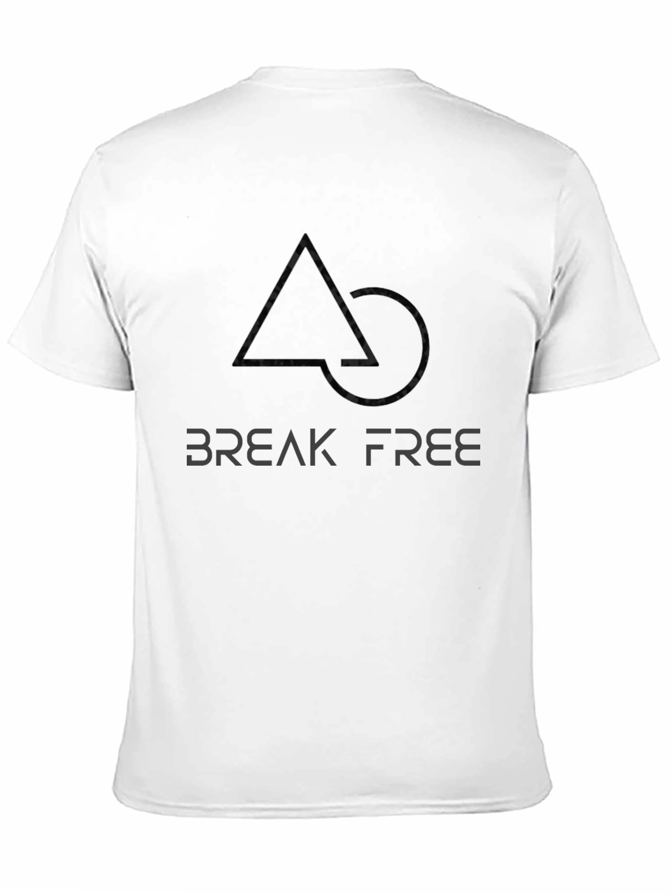 Break Free Graphic Tee - Modern Black T-Shirt