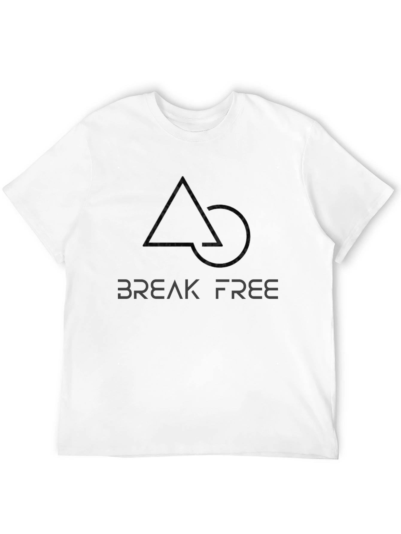 Break Free Graphic Tee - Modern Black T-Shirt