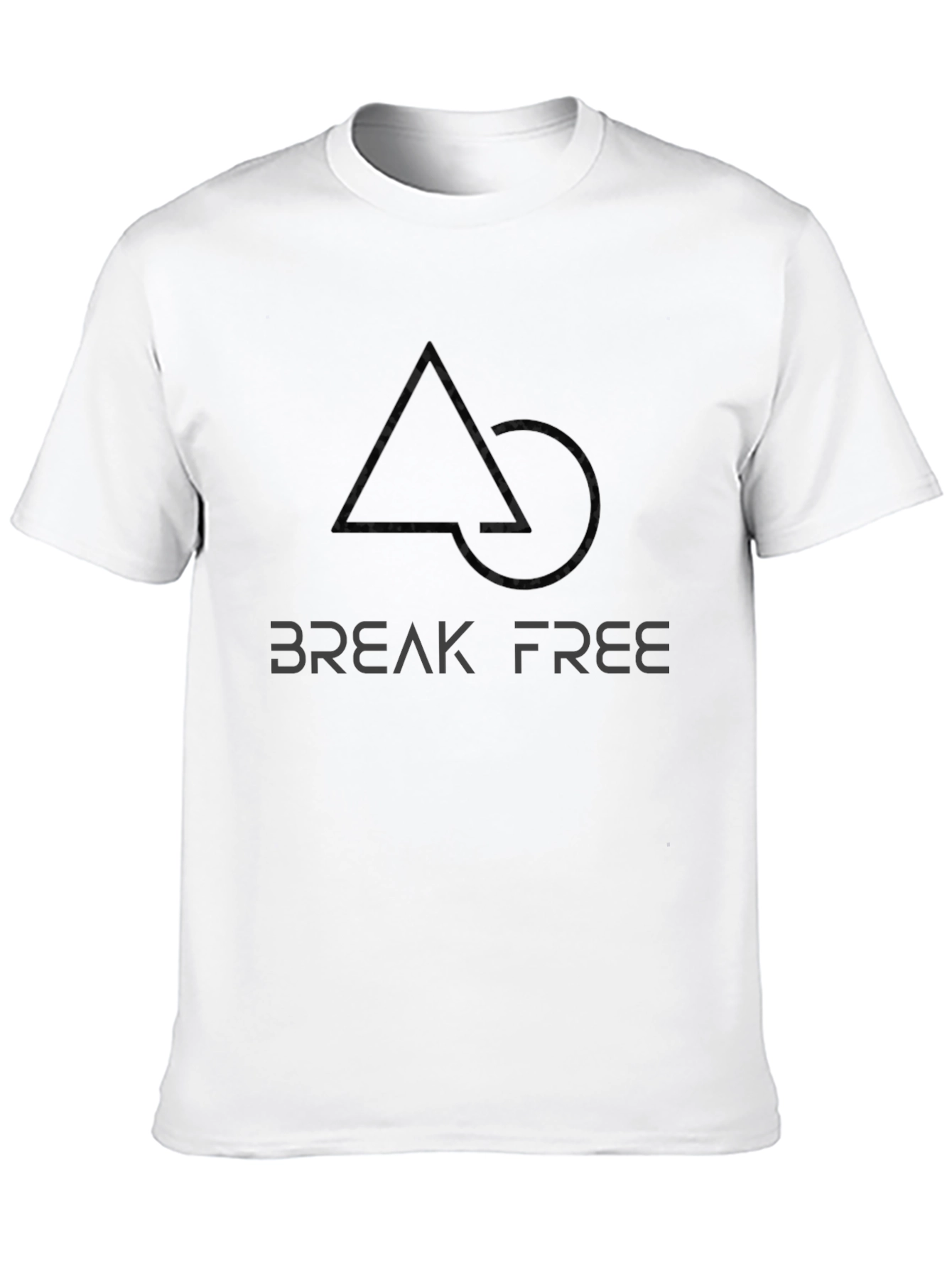 Break Free Graphic Tee - Modern Black T-Shirt