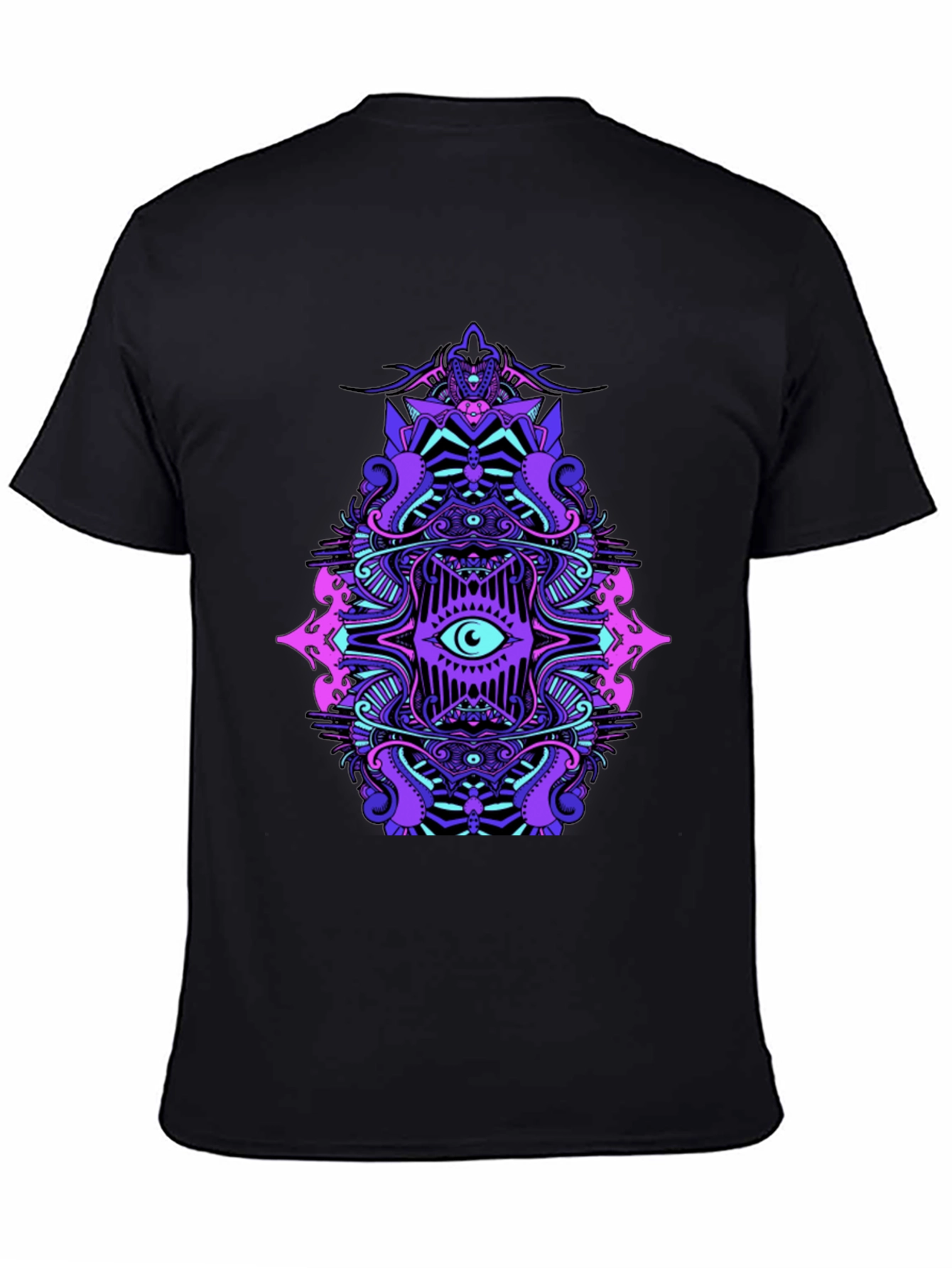 Eye-Catching Psychedelic Graphic Tee