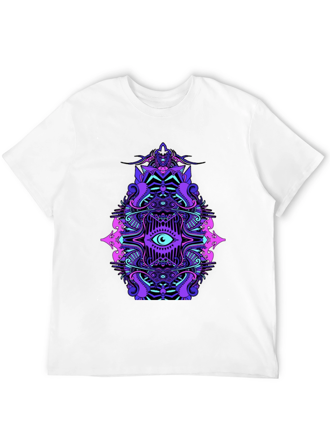 Eye-Catching Psychedelic Graphic Tee