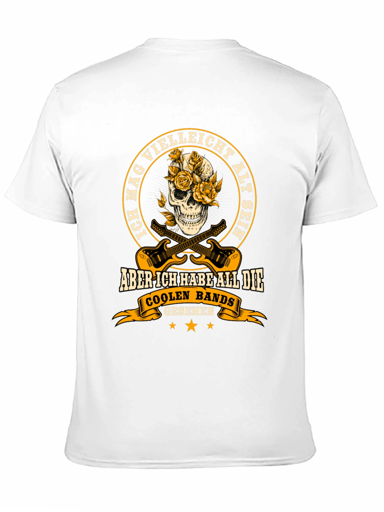 Cool Bands Skull T-Shirt - German Text
