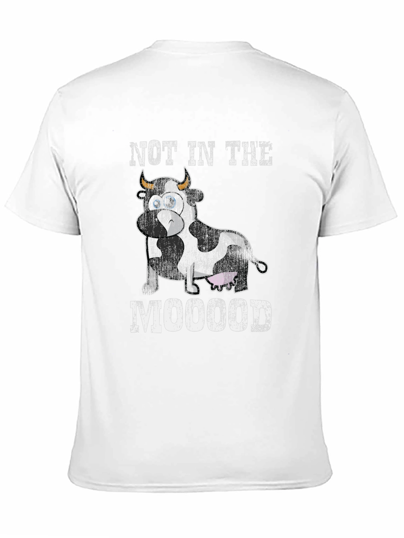 Not In The Mooood Cow Graphic Tee