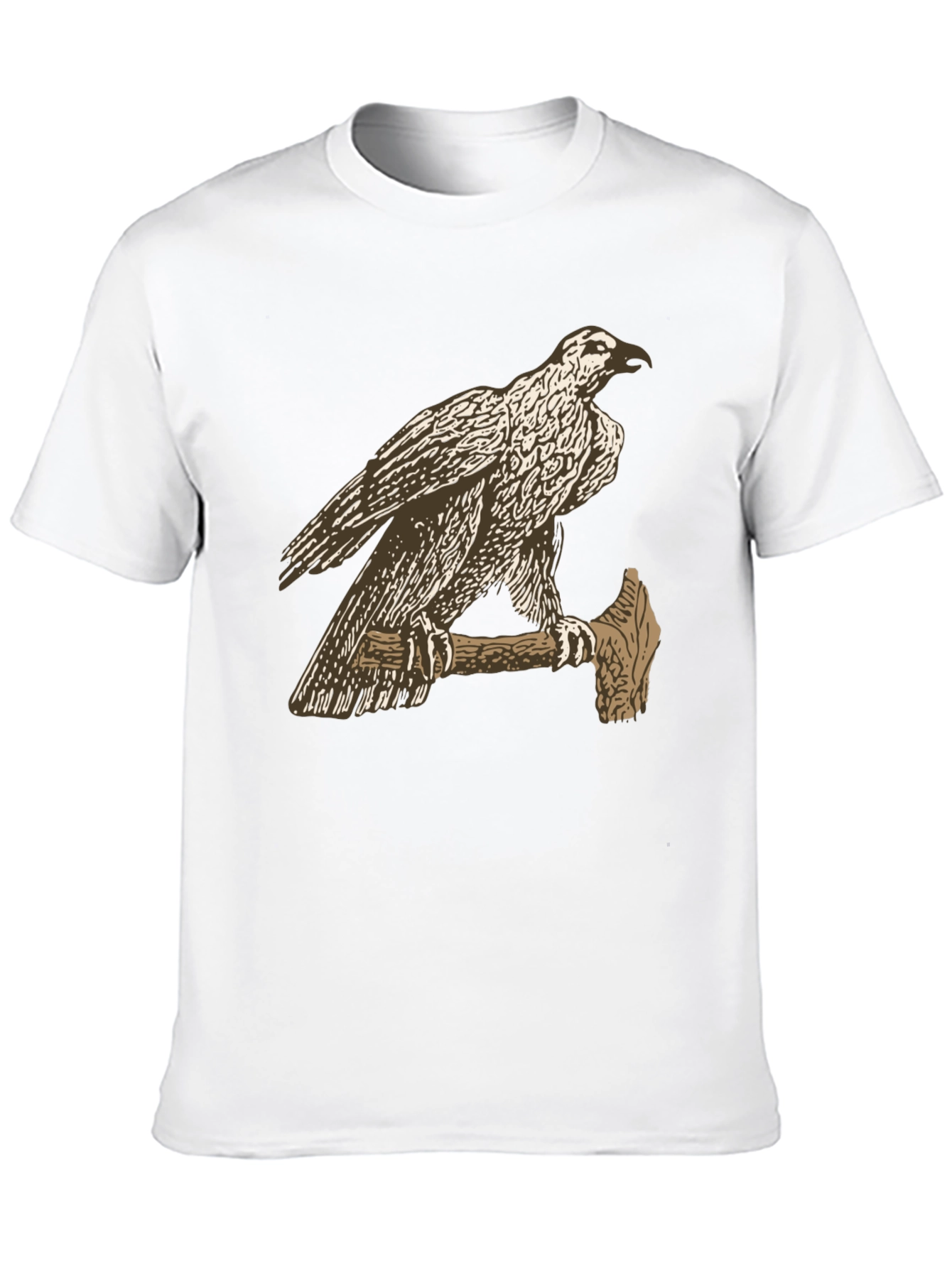 Eagle on Axe Black T-Shirt - Unique Graphic Tee
