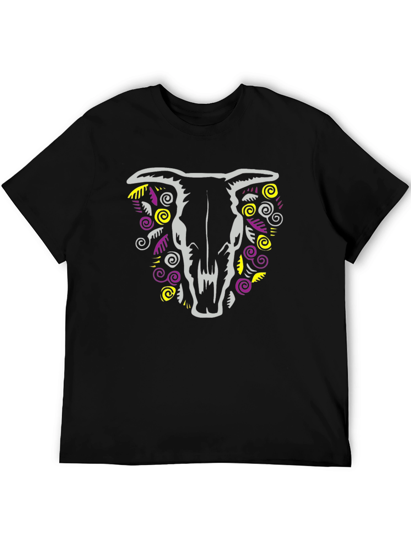 Skull Graphic T-Shirt - Trendy Mens Tee