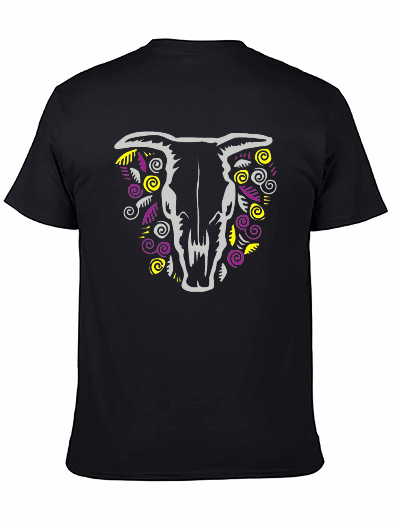 Skull Graphic T-Shirt - Trendy Mens Tee