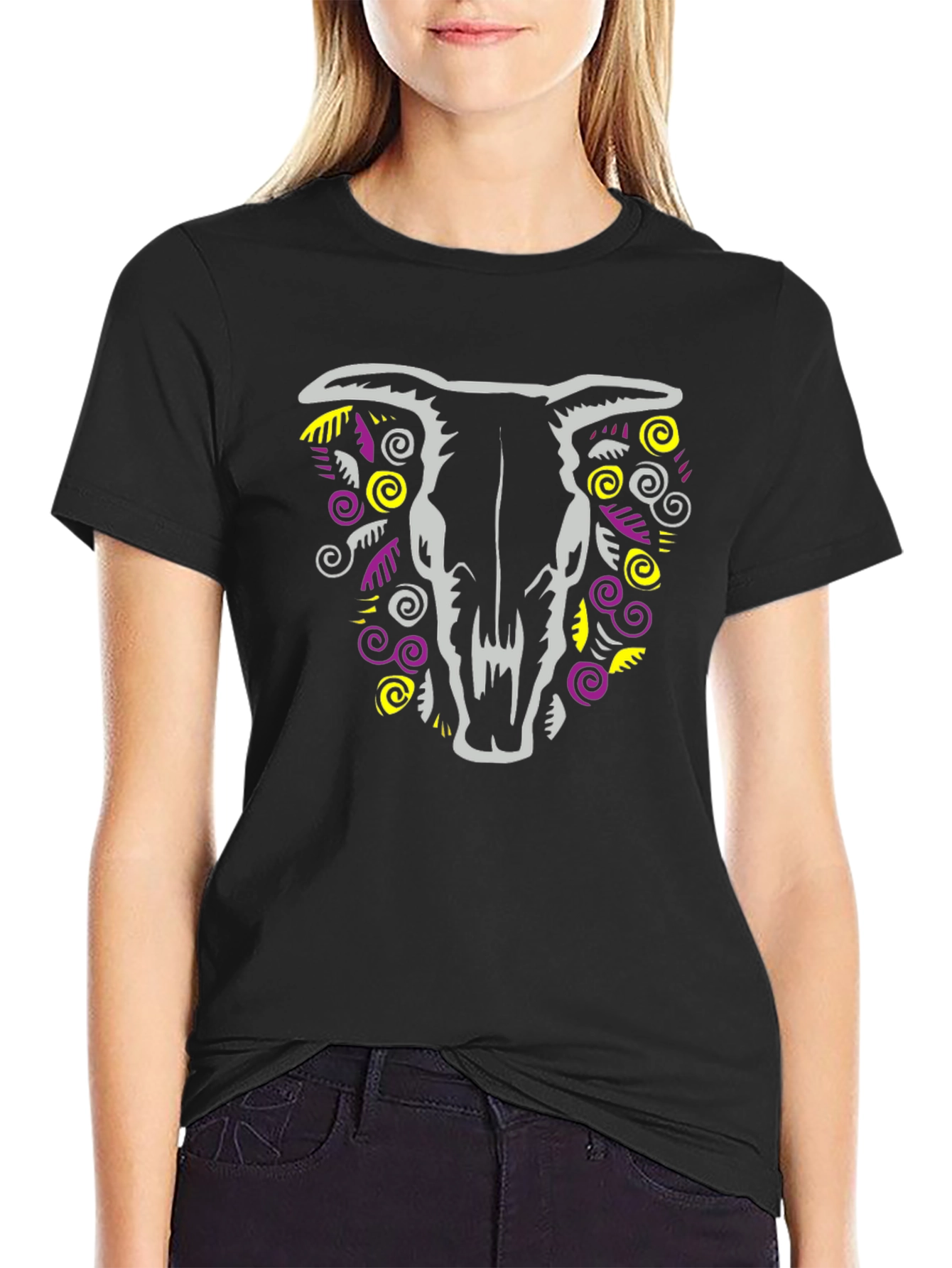 Skull Graphic T-Shirt - Trendy Mens Tee