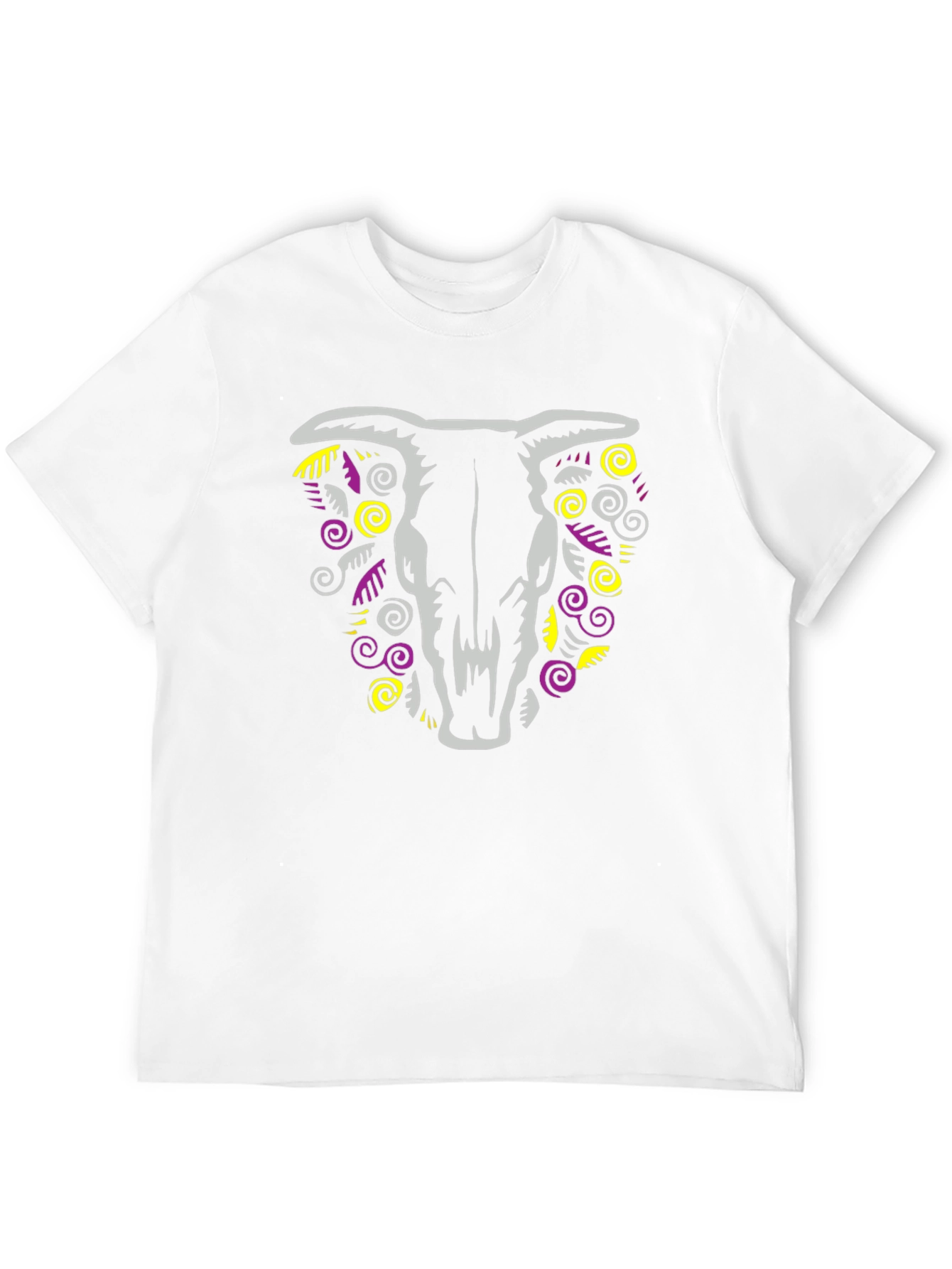 Skull Graphic T-Shirt - Trendy Mens Tee