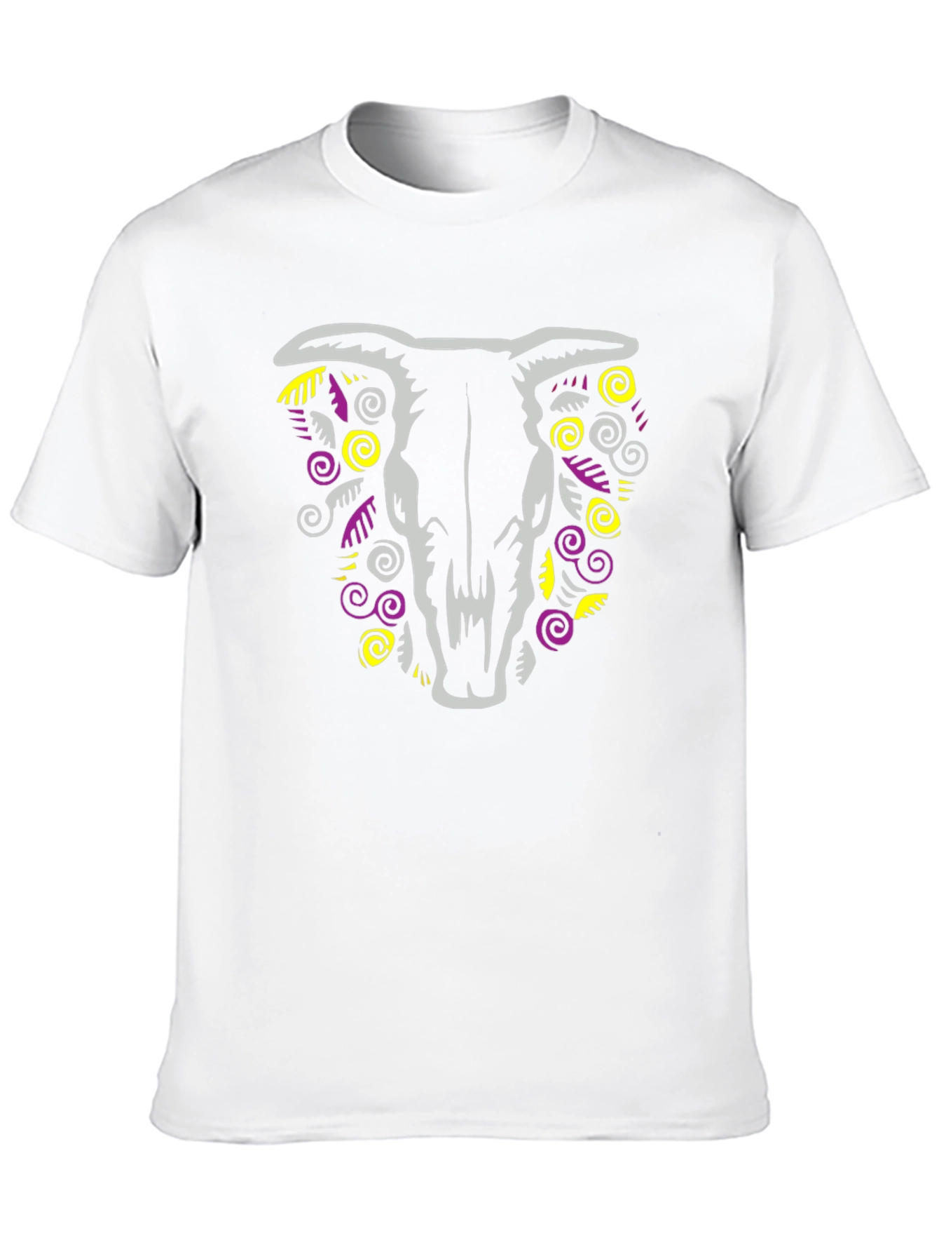 Skull Graphic T-Shirt - Trendy Mens Tee