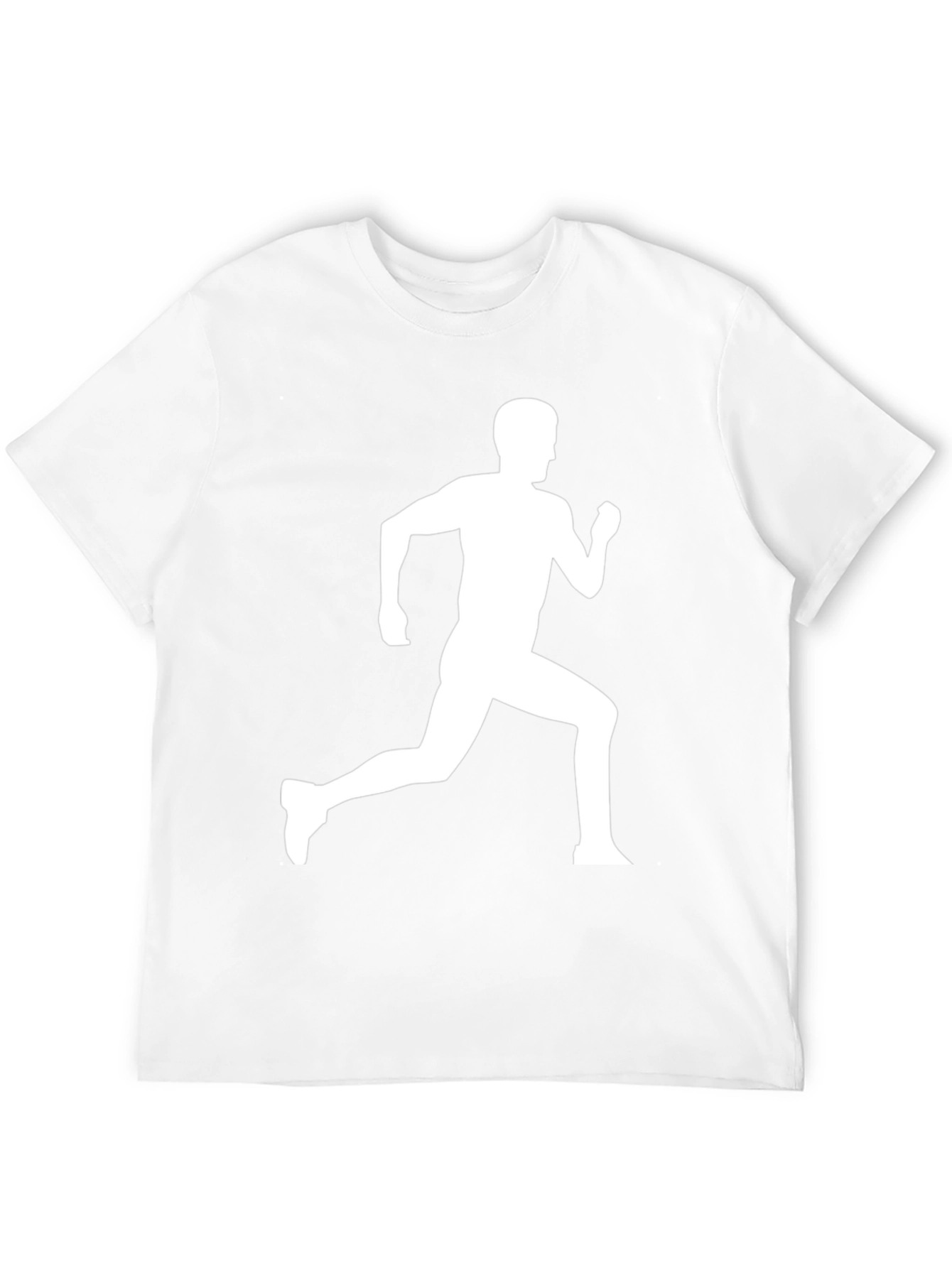 Runner Silhouette Graphic Black T-Shirt
