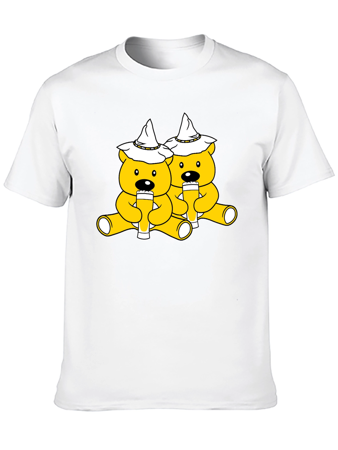 Oktoberfest Bears Black T-Shirt