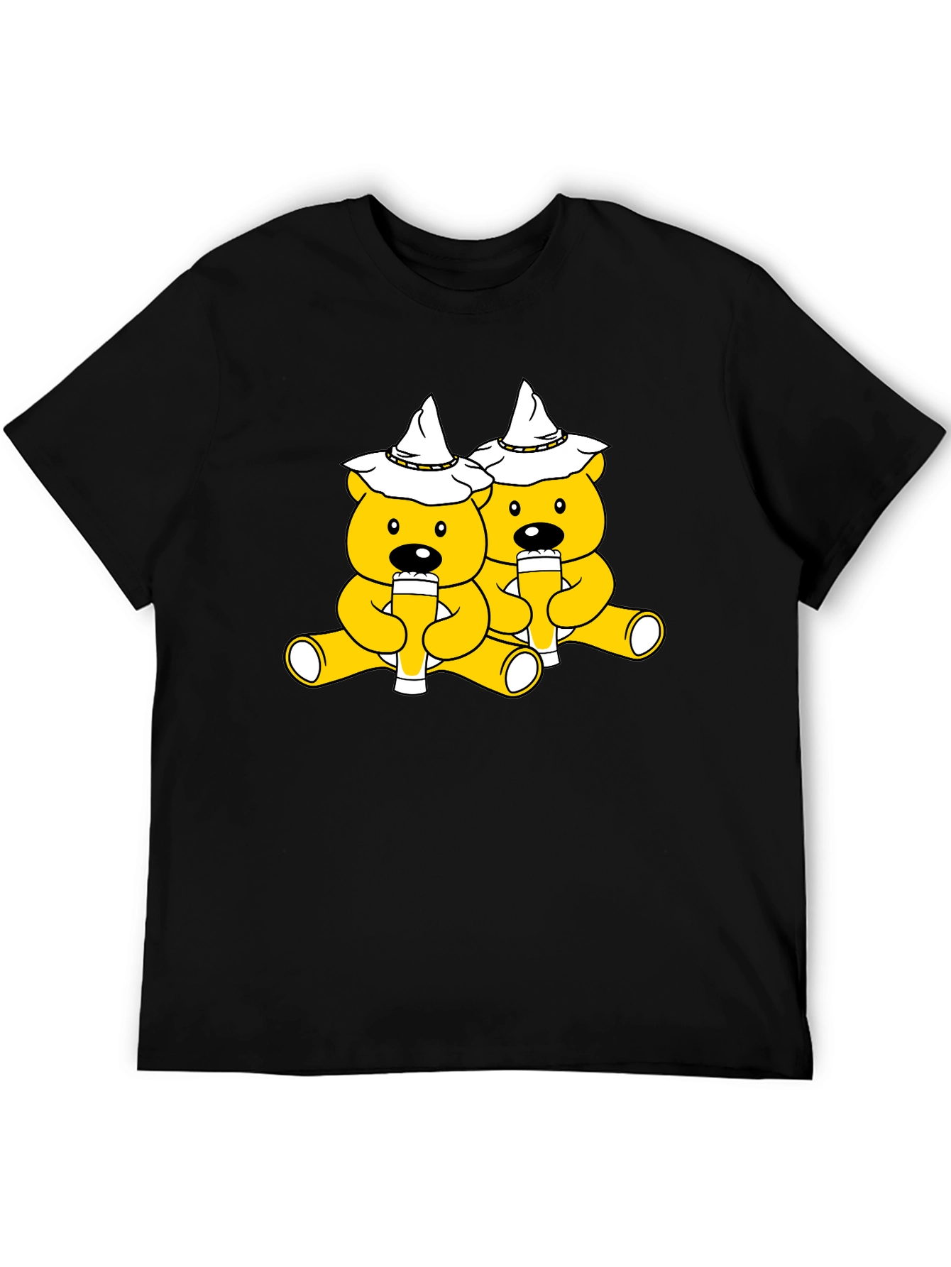Oktoberfest Bears Black T-Shirt