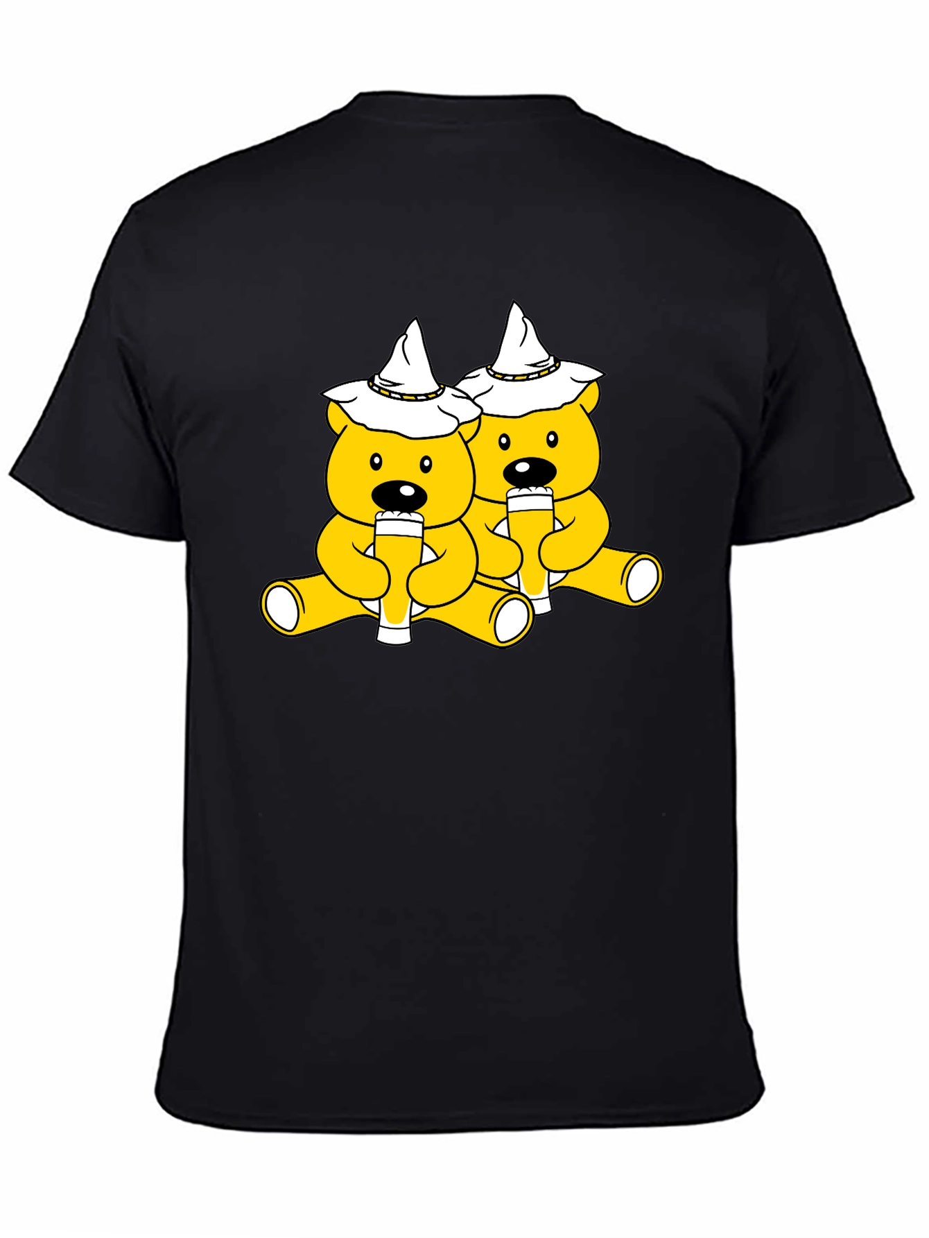 Oktoberfest Bears Black T-Shirt