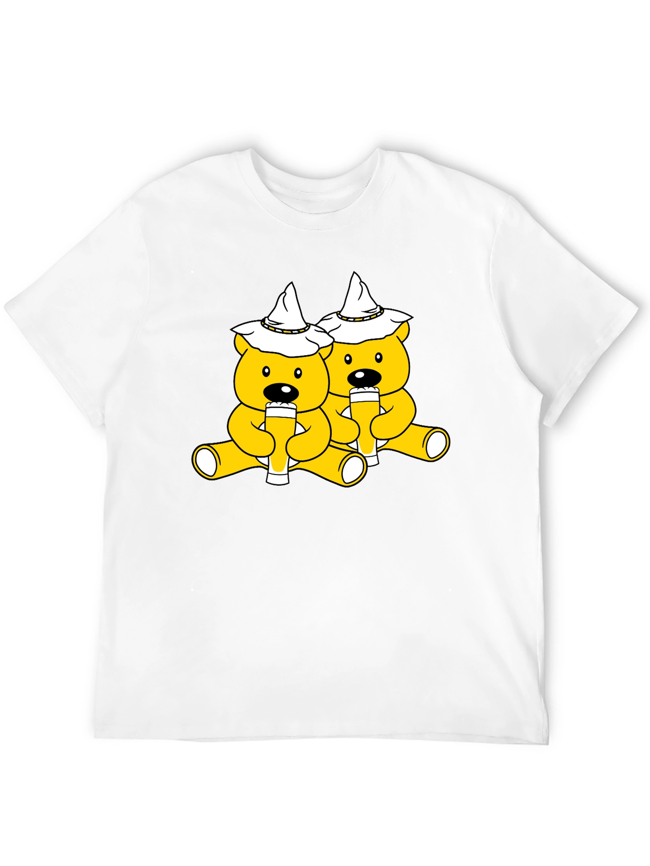 Oktoberfest Bears Black T-Shirt