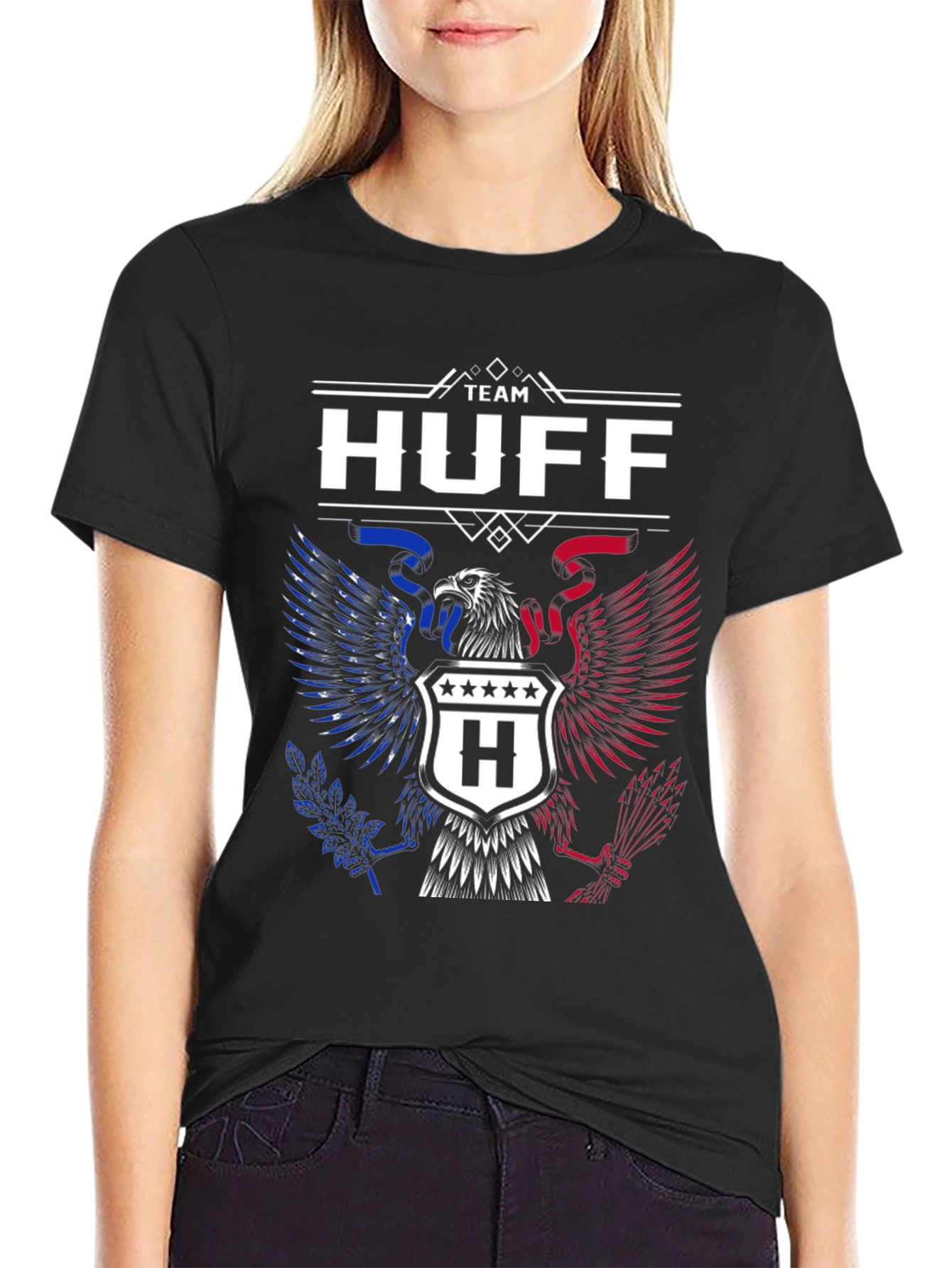 Team Huff Patriotic Eagle T-Shirt