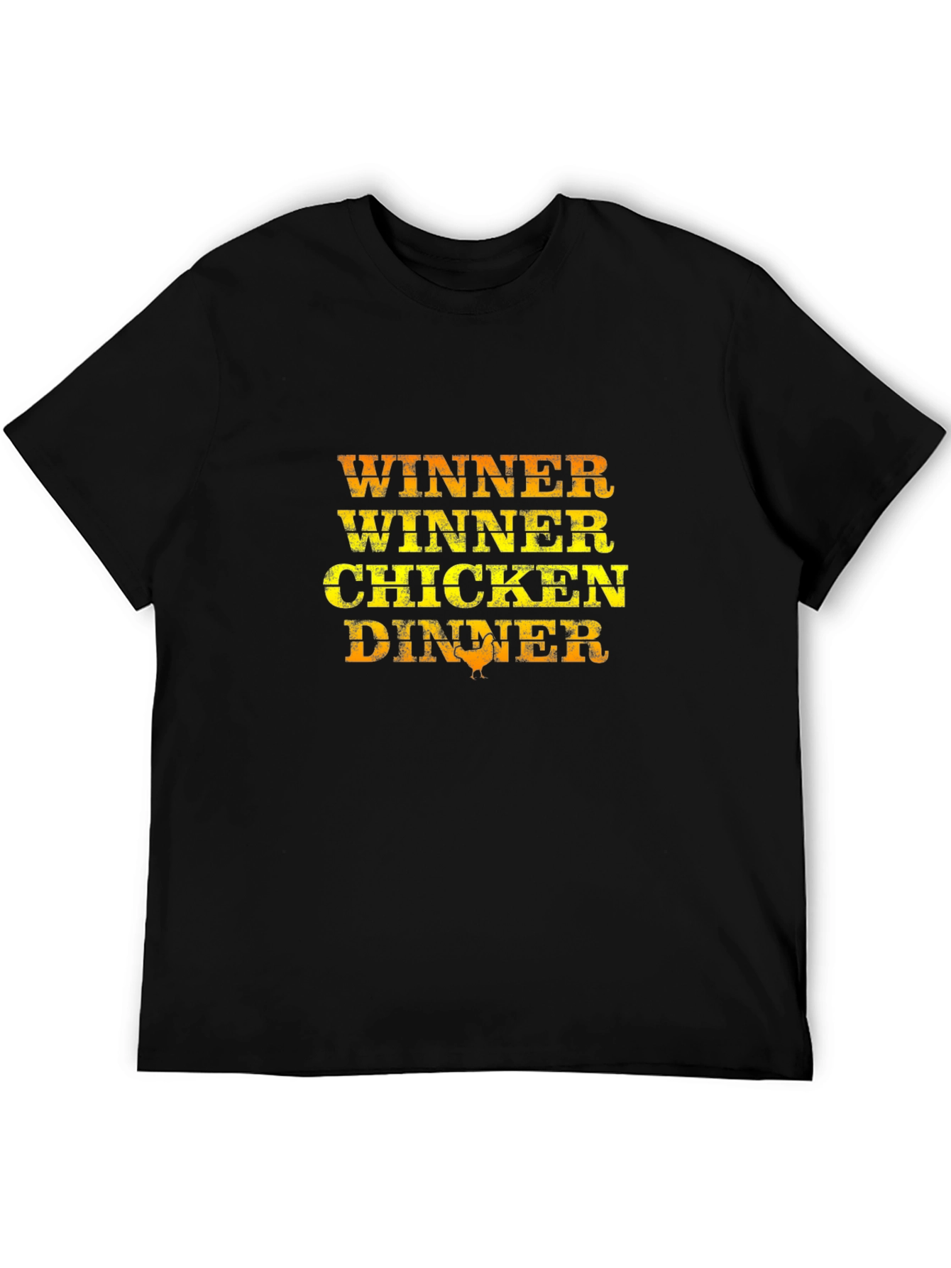 Winner Winner Chicken Dinner Black T-Shirt