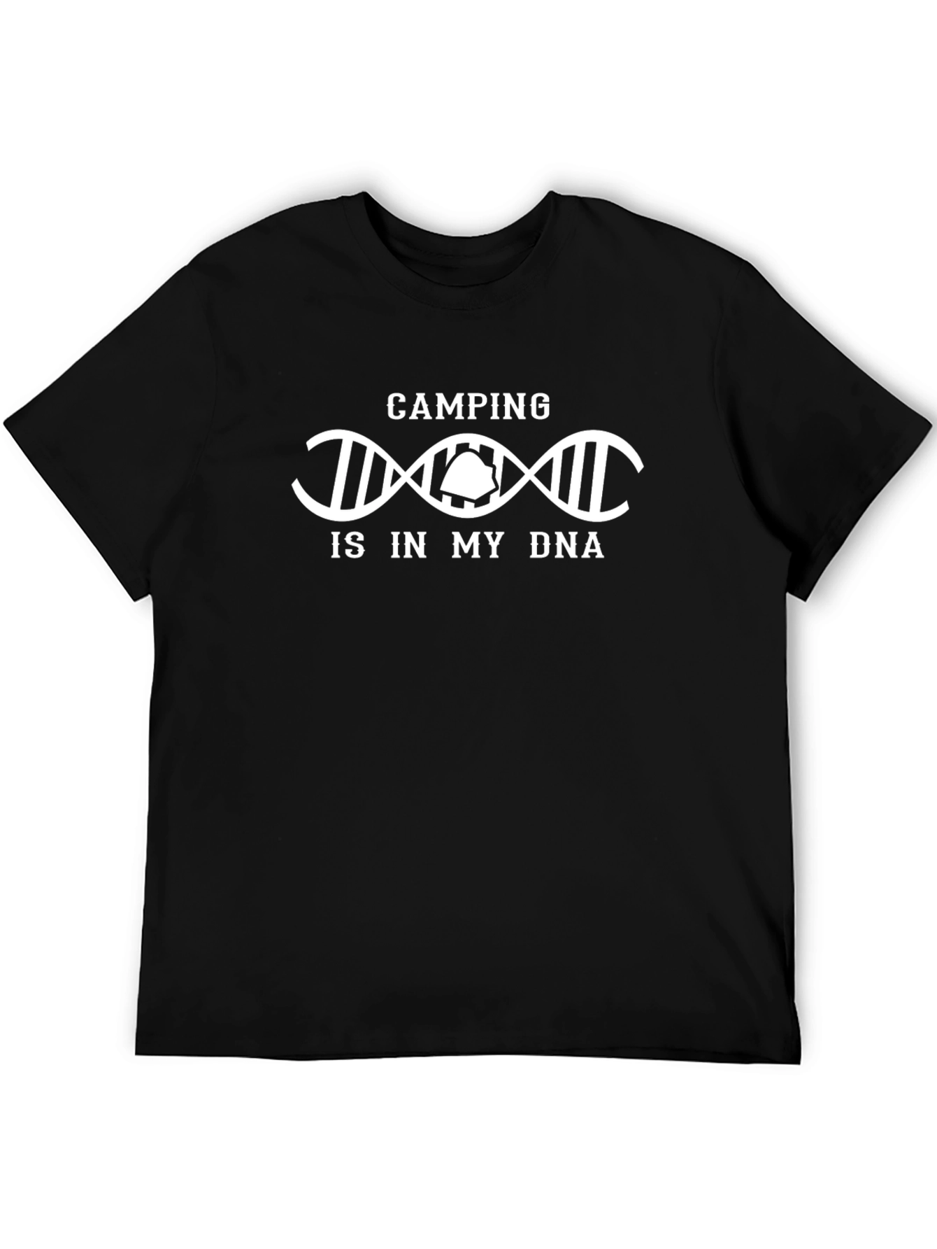 Camping is in my DNA T-Shirt - Black