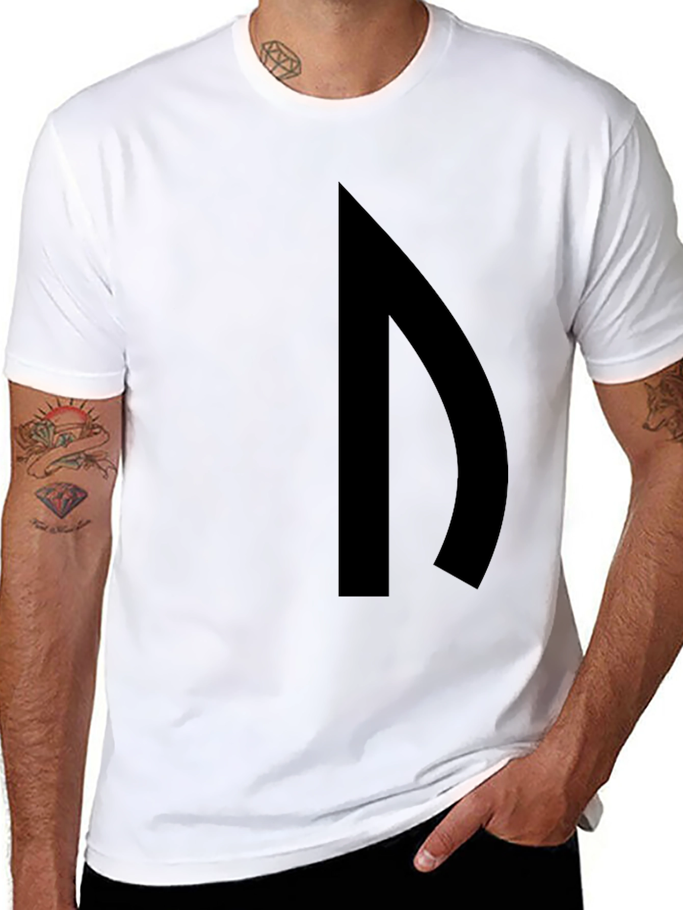 Minimalist Black Graphic Tee
