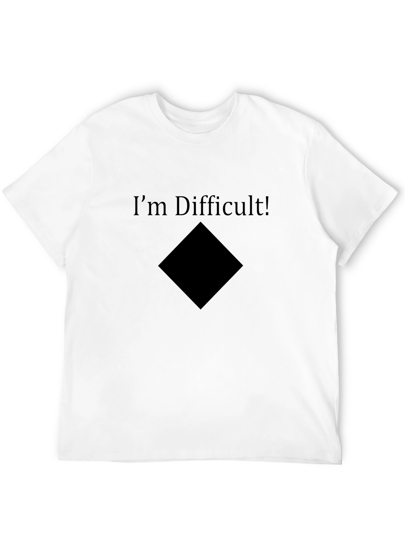 Difficult Black Diamond T-Shirt