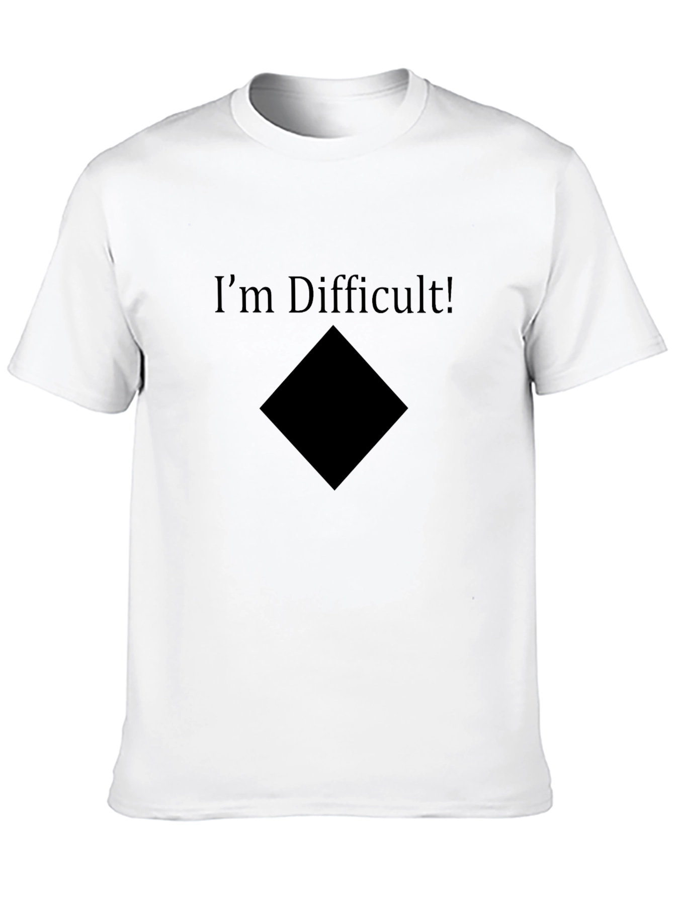 Difficult Black Diamond T-Shirt