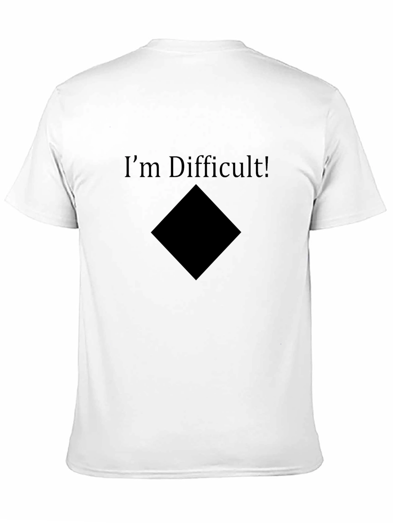 Difficult Black Diamond T-Shirt