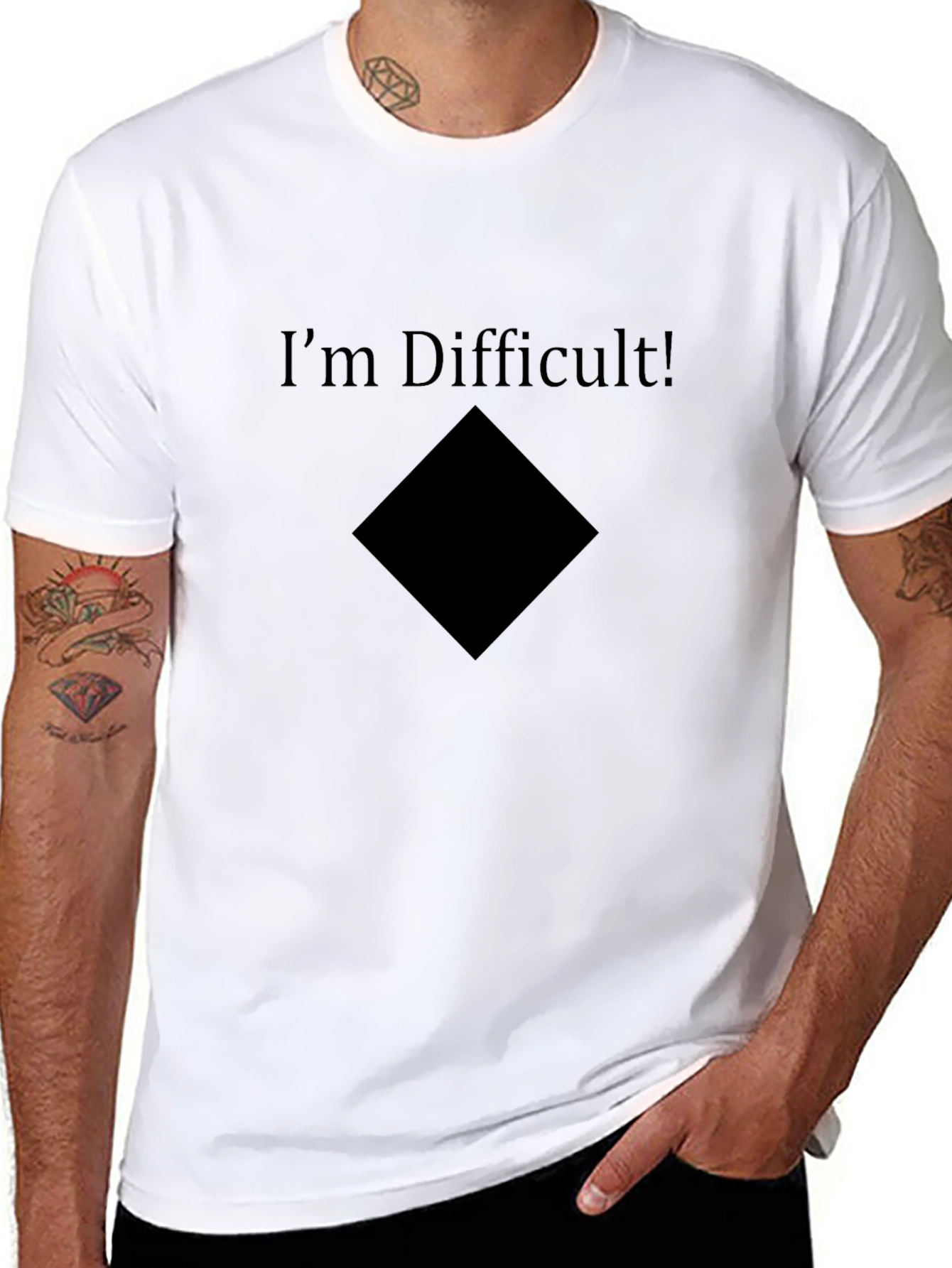 Difficult Black Diamond T-Shirt