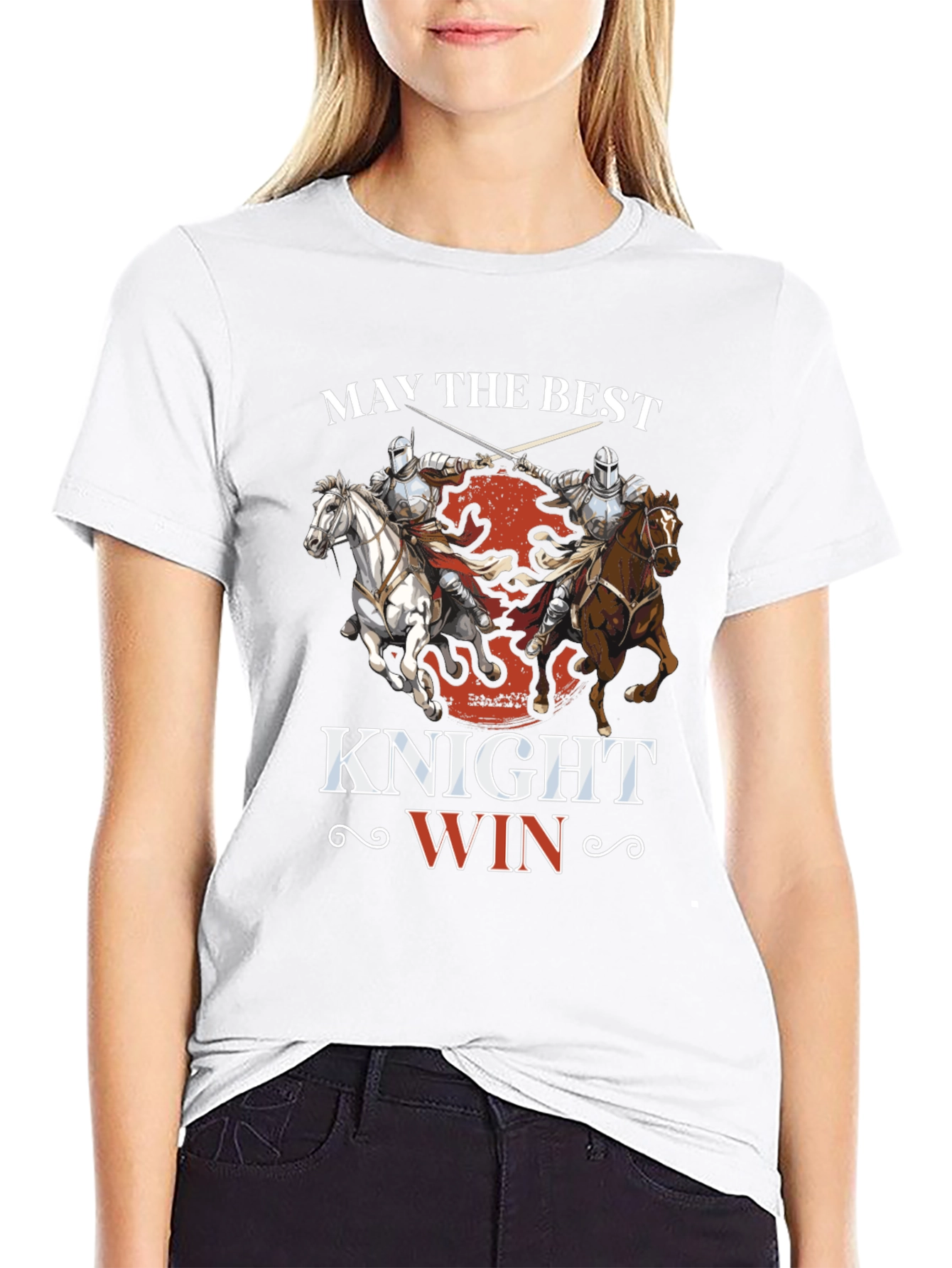 Knight Duel T-Shirt - May the Best Knight Win!
