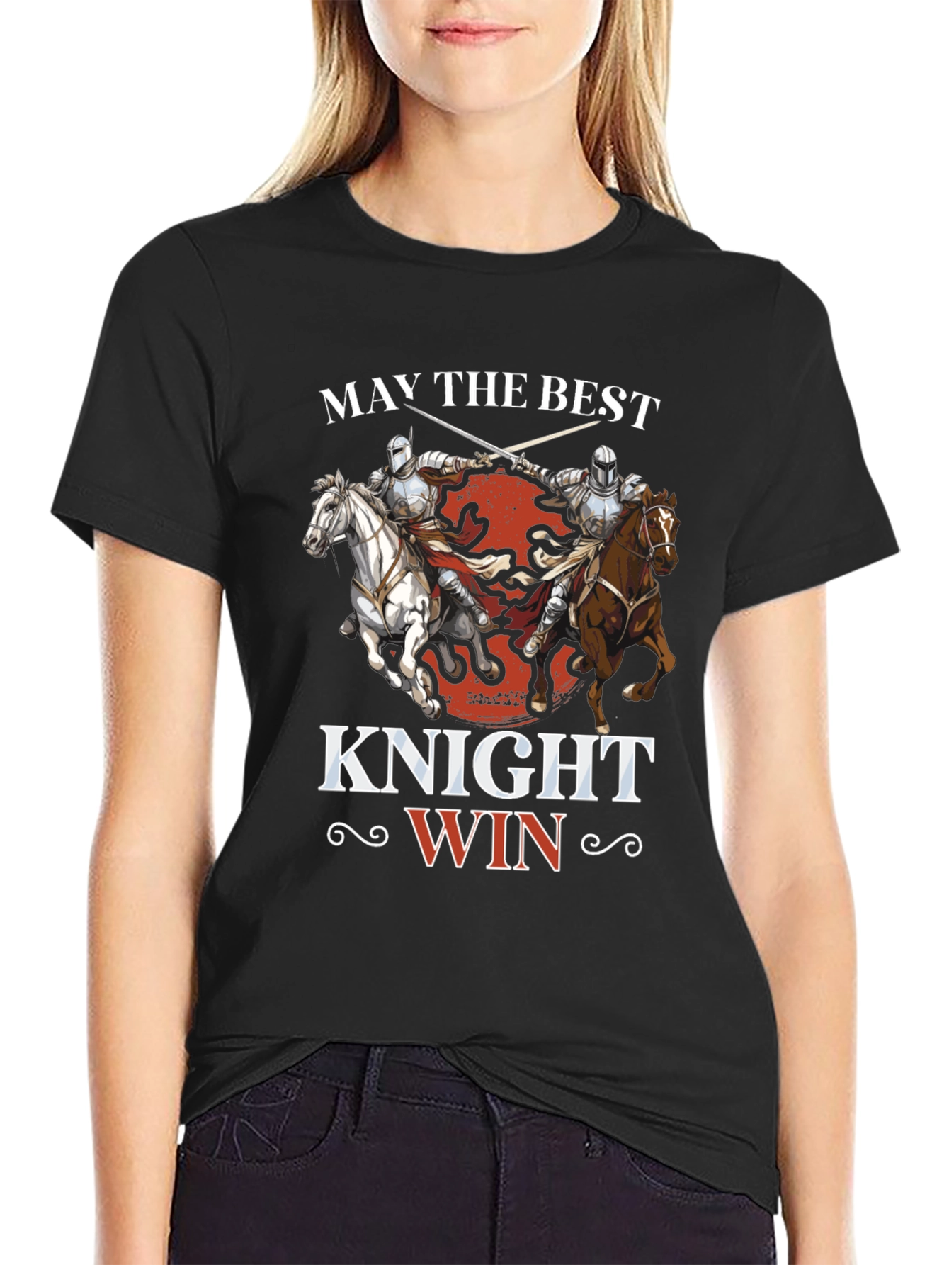 Knight Duel T-Shirt - May the Best Knight Win!