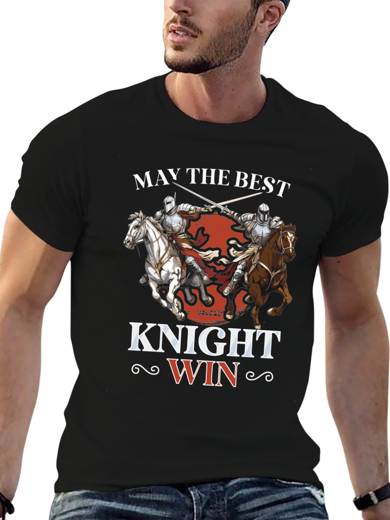 Knight Duel T-Shirt - May the Best Knight Win!