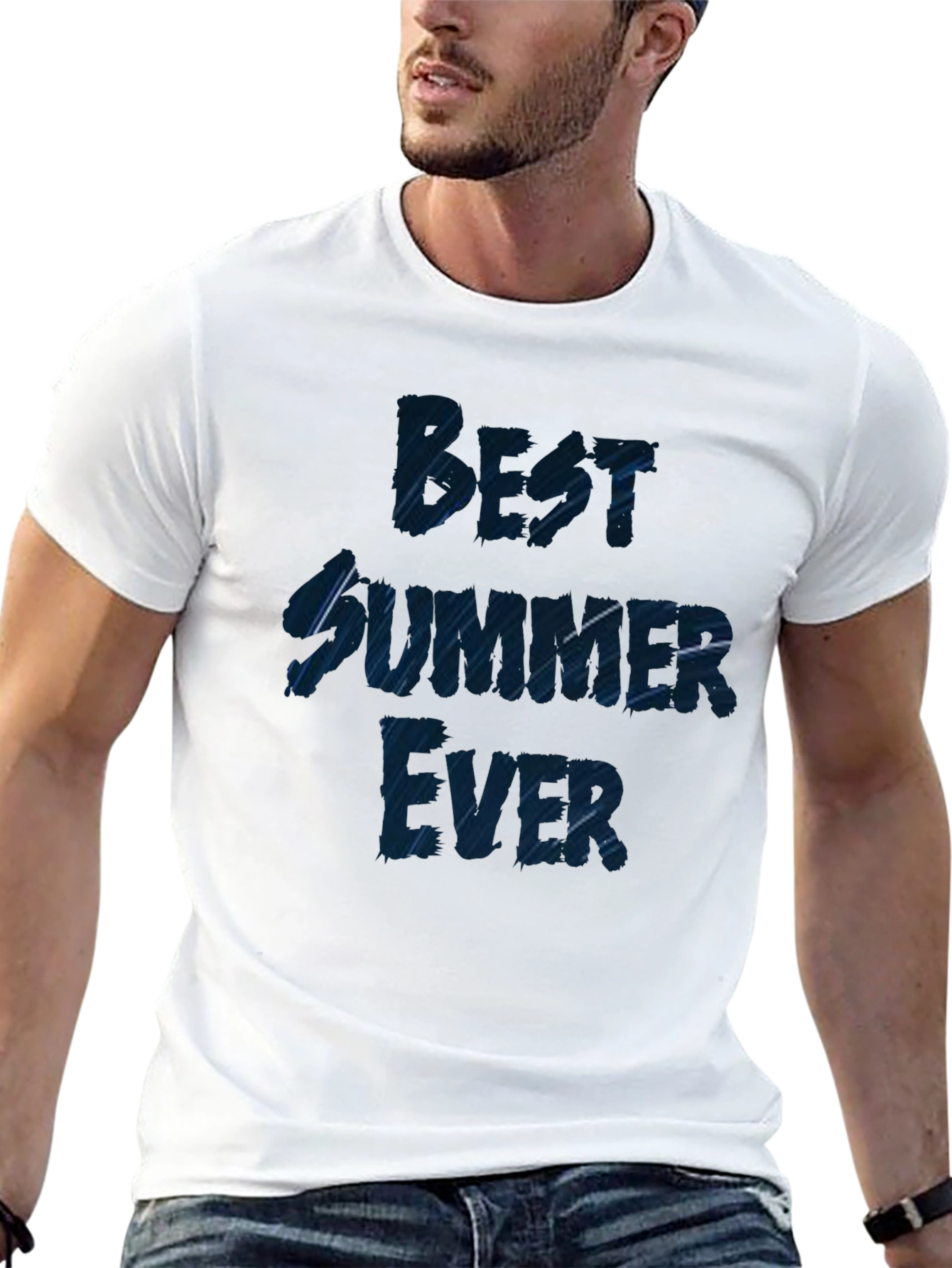 Best Summer Ever Mens Black T-Shirt