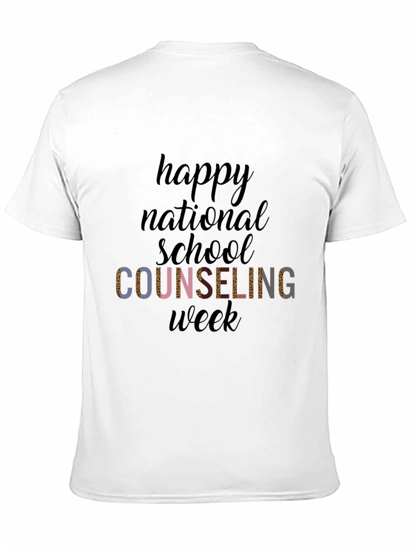 Happy National School Counseling Week Black T-Shirt