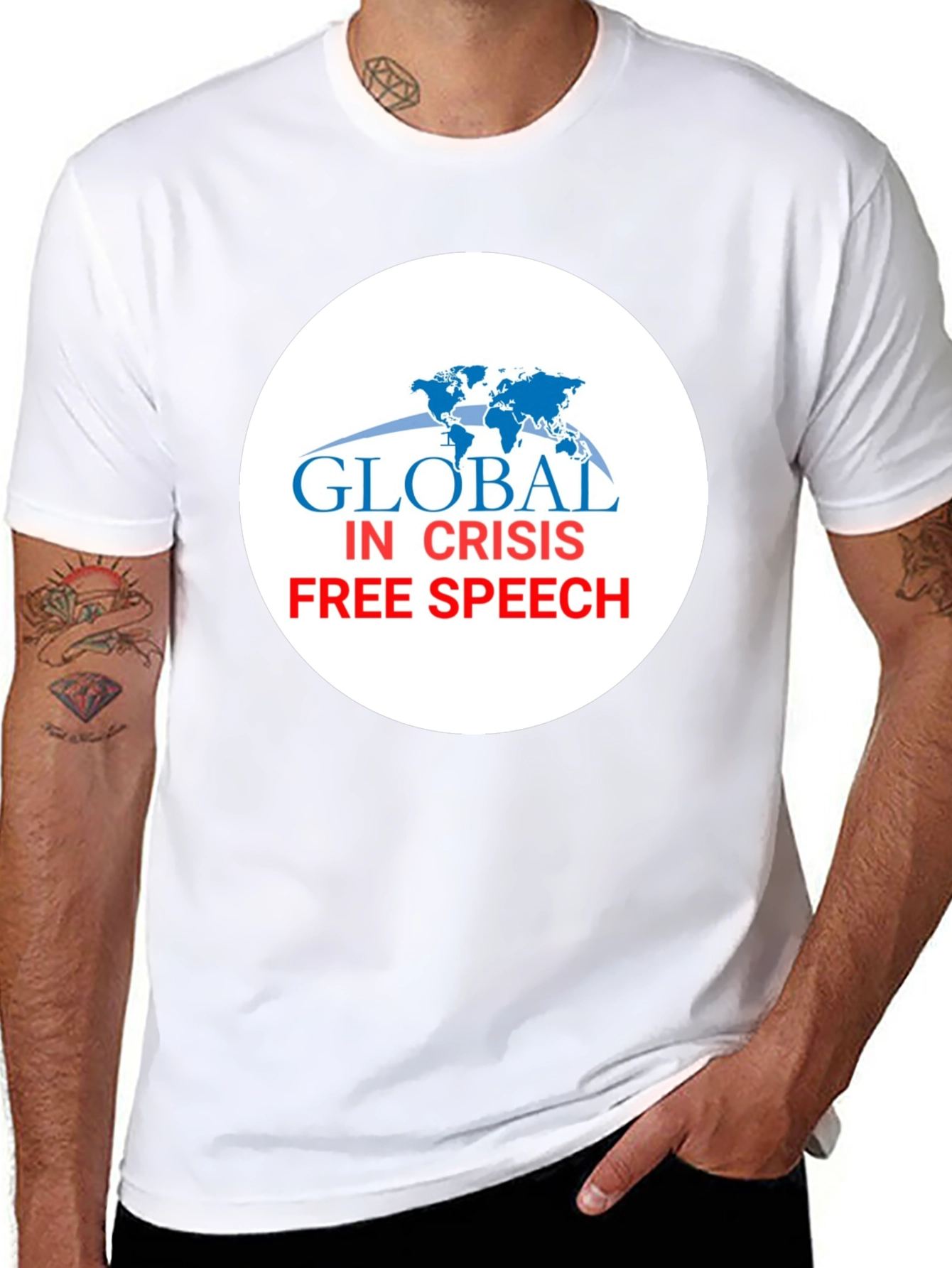 Global Crisis Free Speech T-Shirt