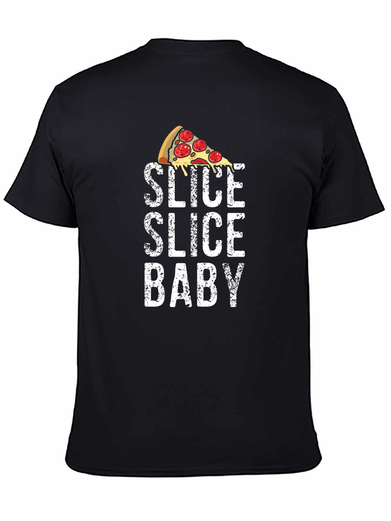 Slice Slice Baby Pizza T-Shirt - Funny Food Tee