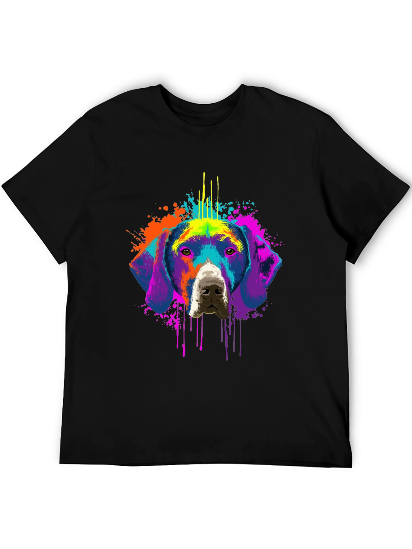 Vibrant Dog Graphic Tee