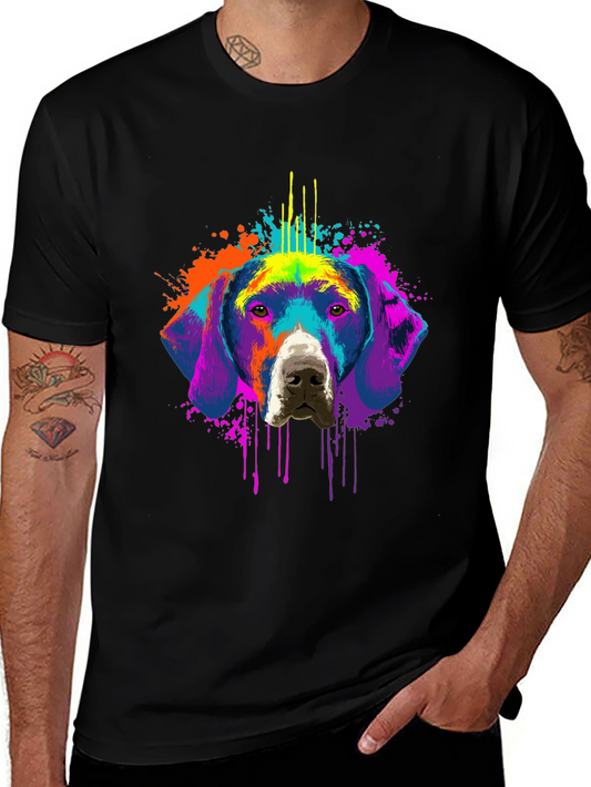 Vibrant Dog Graphic Tee