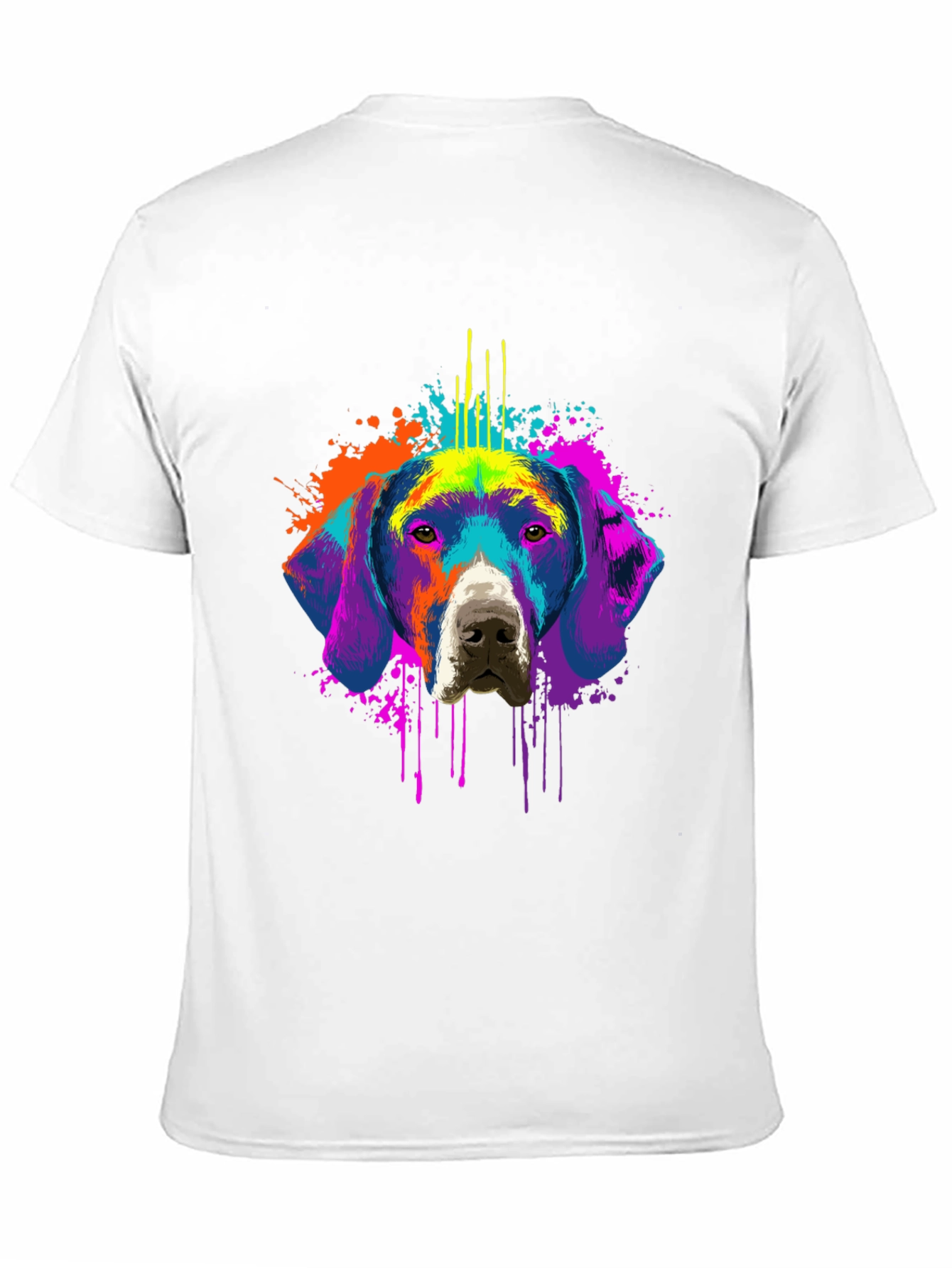 Vibrant Dog Graphic Tee