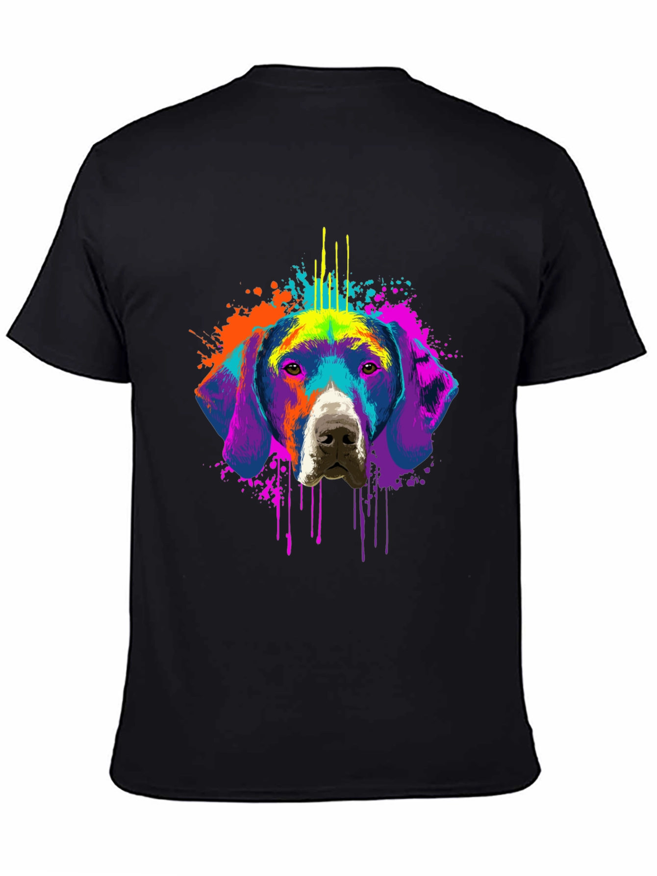 Vibrant Dog Graphic Tee