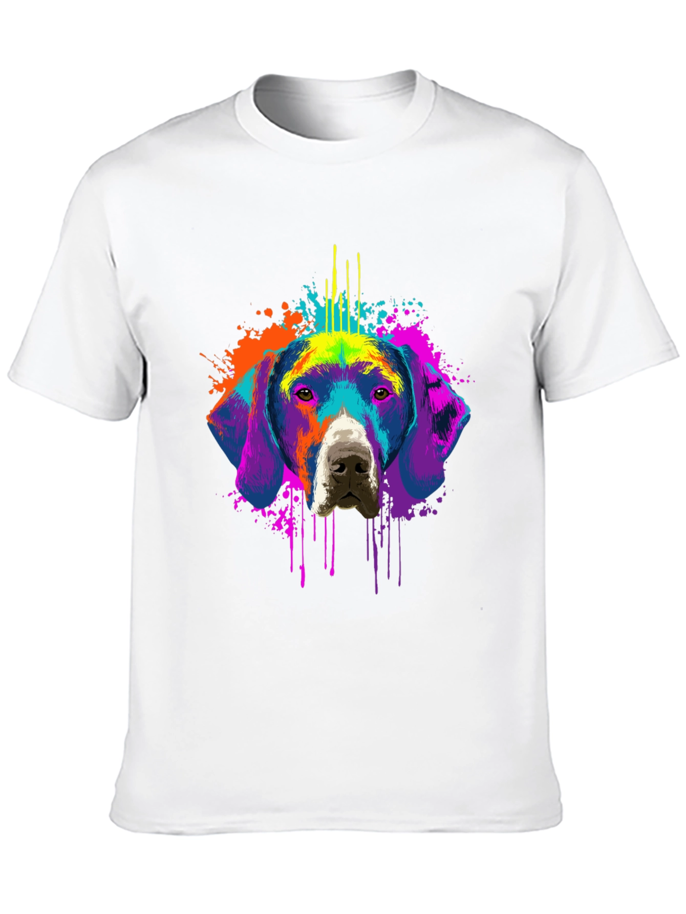 Vibrant Dog Graphic Tee