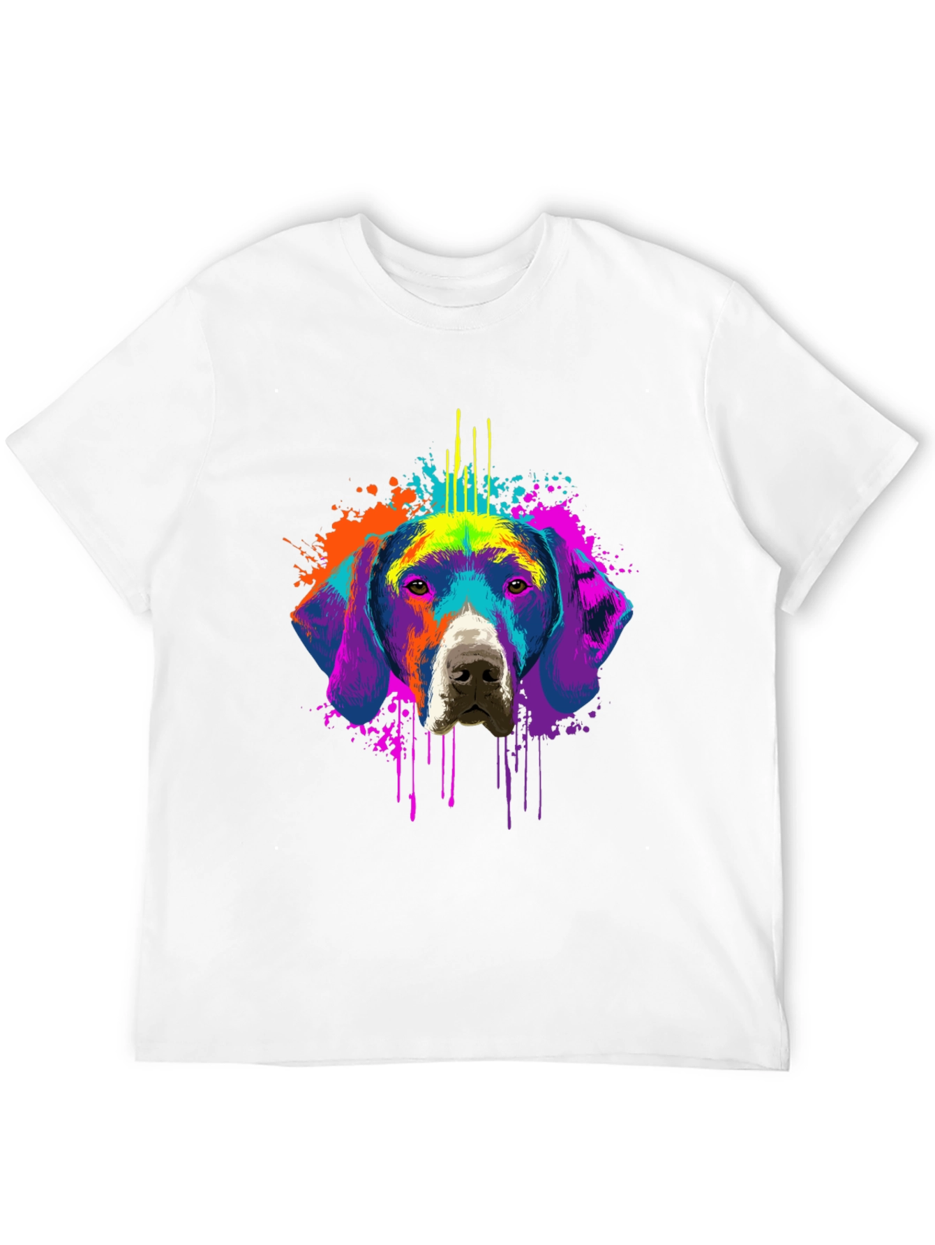 Vibrant Dog Graphic Tee
