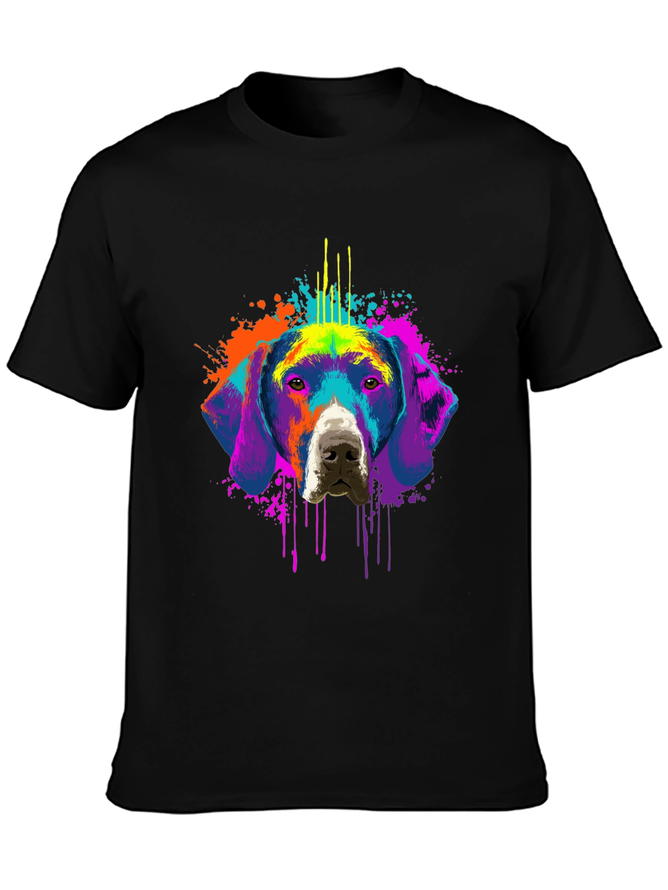 Vibrant Dog Graphic Tee