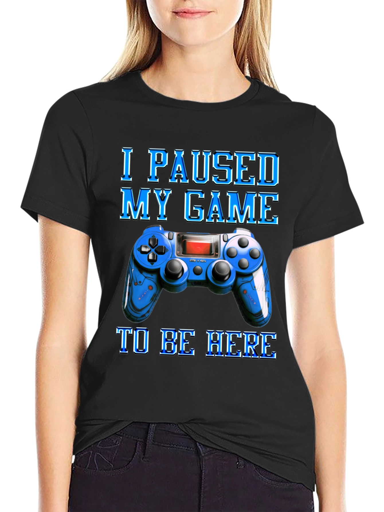 I Paused My Game Gamer T-Shirt