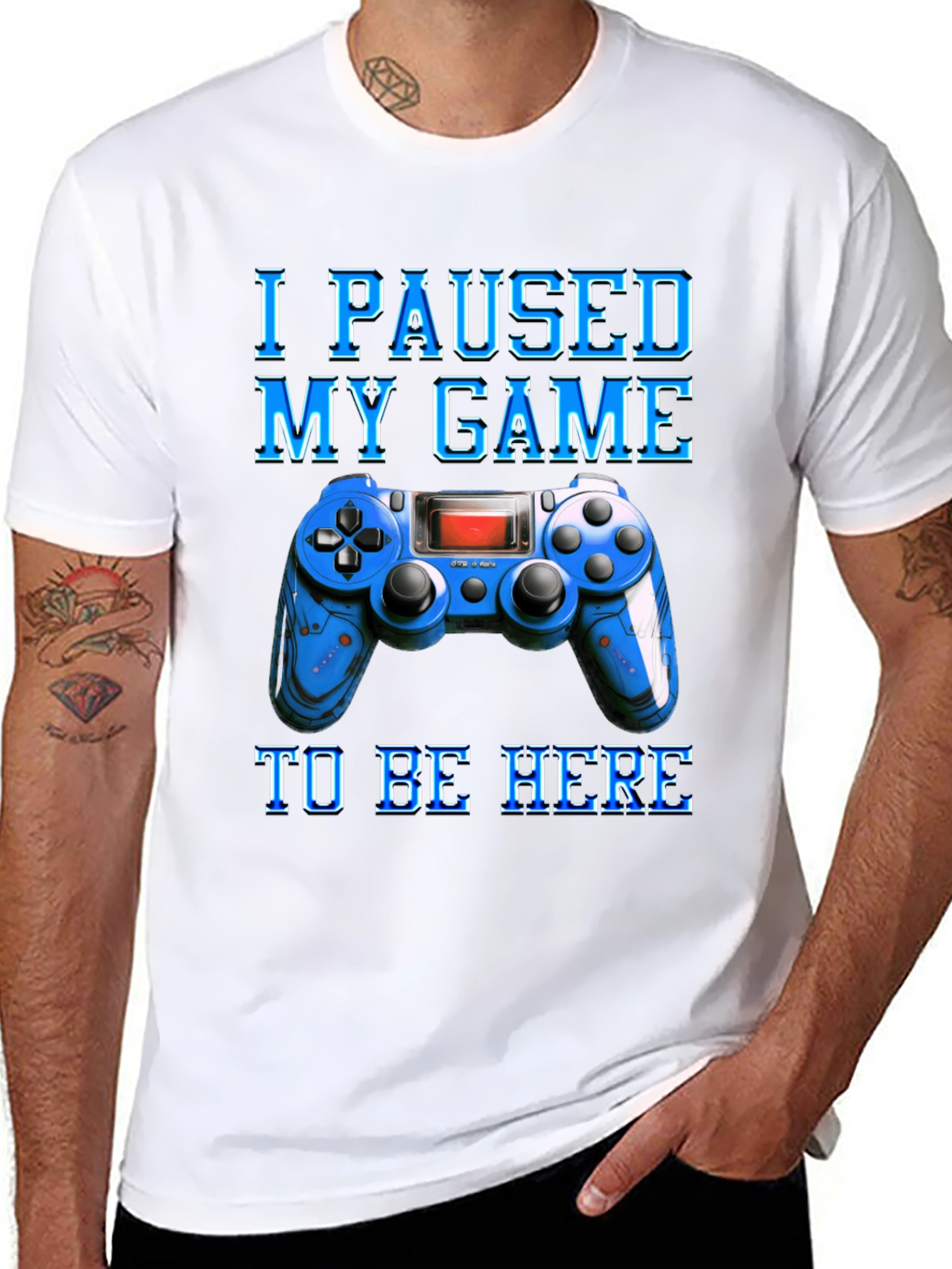 I Paused My Game Gamer T-Shirt