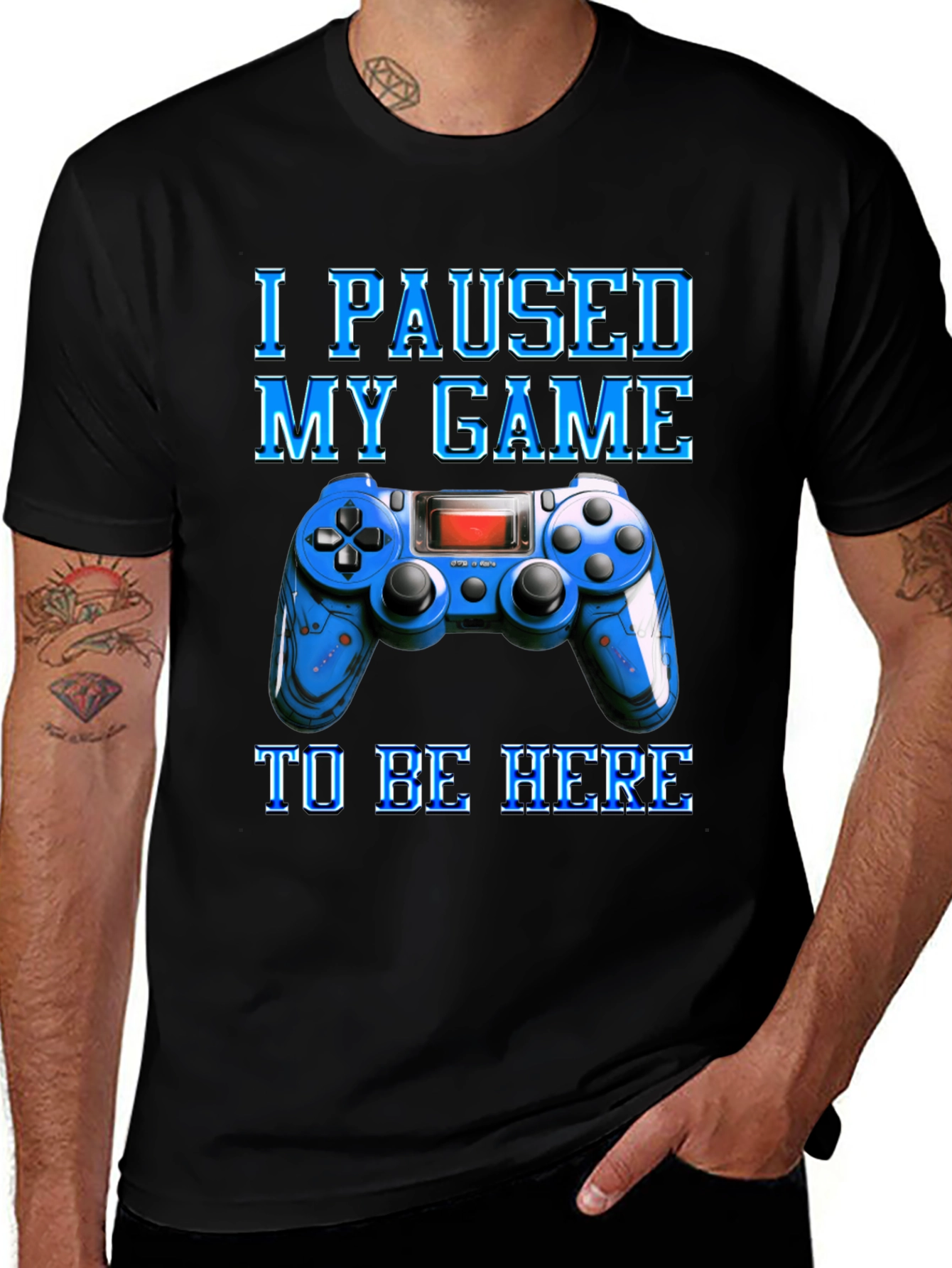I Paused My Game Gamer T-Shirt