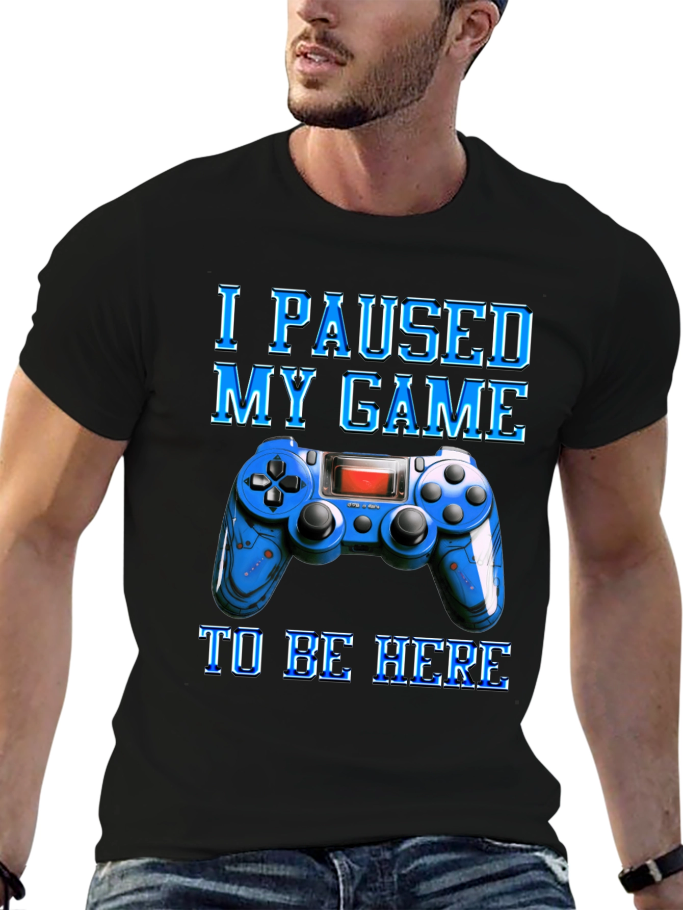 I Paused My Game Gamer T-Shirt