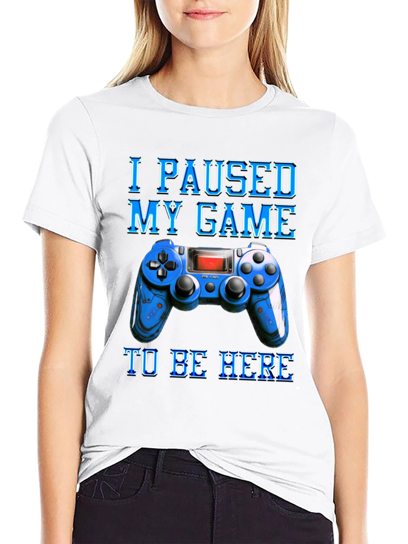 I Paused My Game Gamer T-Shirt