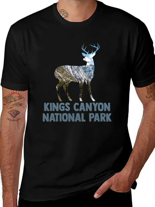 Kings Canyon National Park Deer Graphic T-Shirt