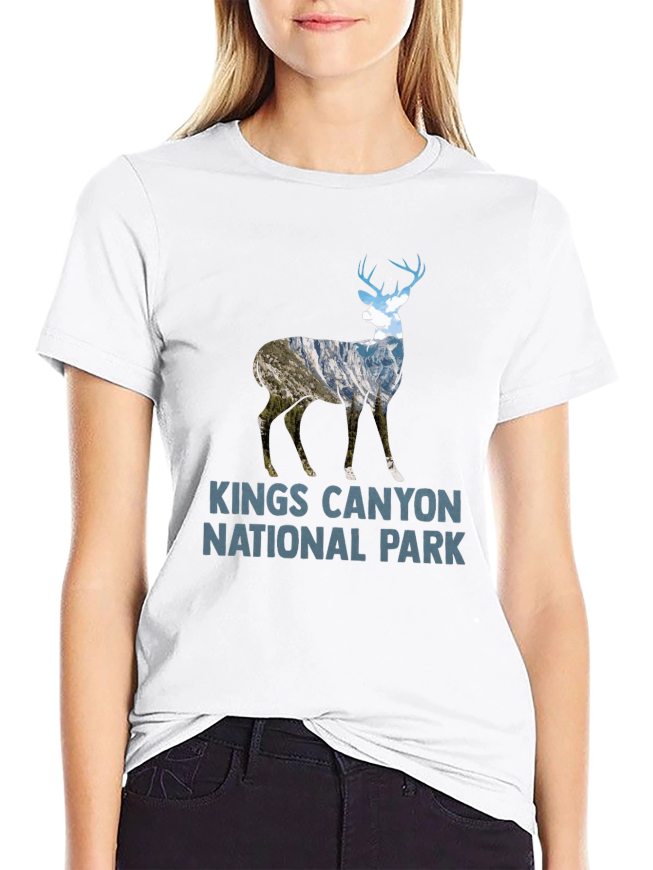Kings Canyon National Park Deer Graphic T-Shirt